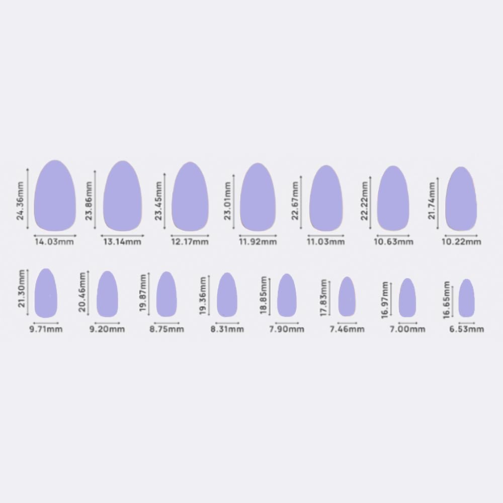 Redykat 30PCS Handmade Buccellati Press On Nails,Gold Chrome Press on Nails, Almond Salon Quality Nail art, Gold and Purple Cat Eye Gel Fake Nails (Golden Buccellati)