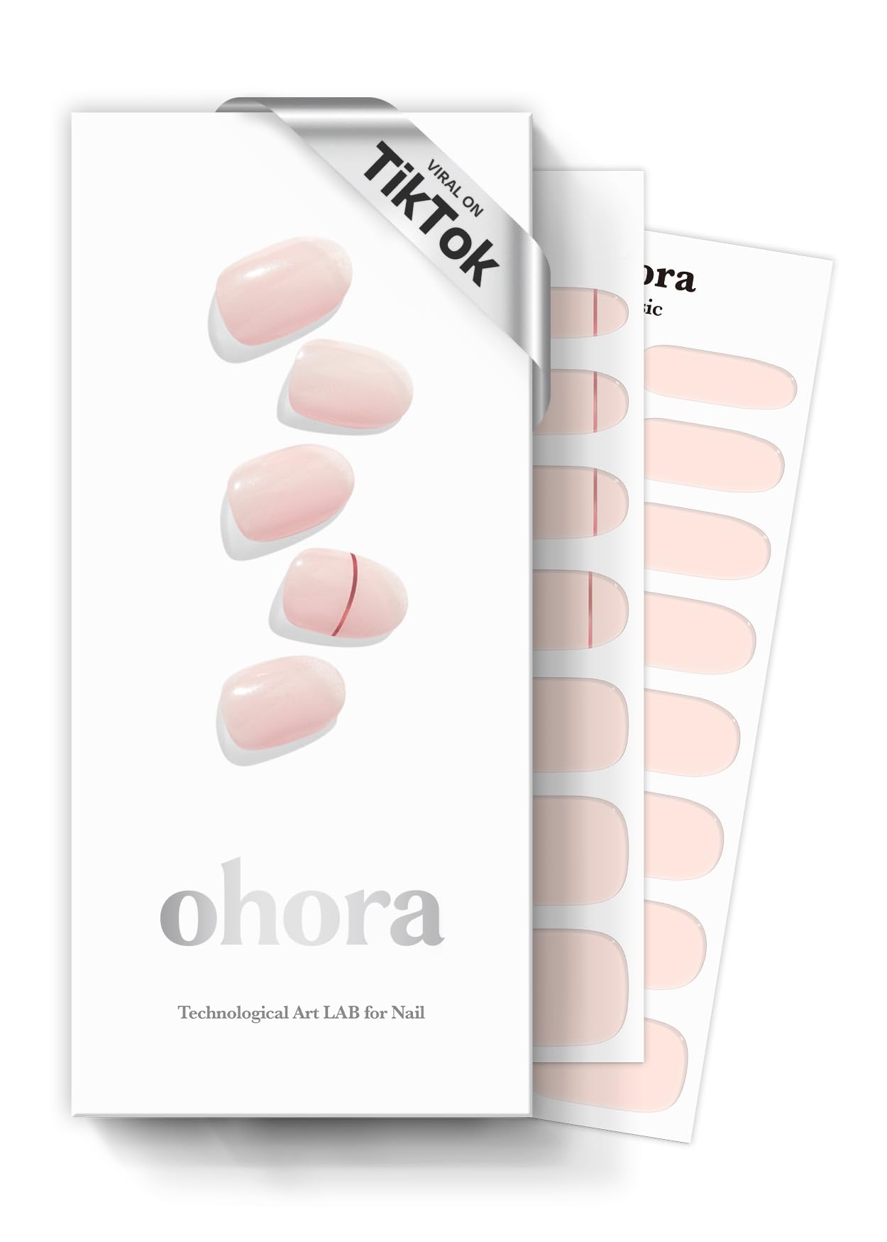 ohora Semi Cured Gel Nail Set of 2 (N Washing Jean & N Basic Nails no.11) - Professional Salon-Quality Nail Care