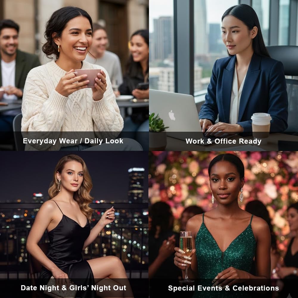 2IM Studio Handmade Press On Nails – 10 Piece Soft Gel Nail Kit with Glue & Tool Set, Reusable Artisan Nails, Salon-Quality Finish (Rosy French-S)
