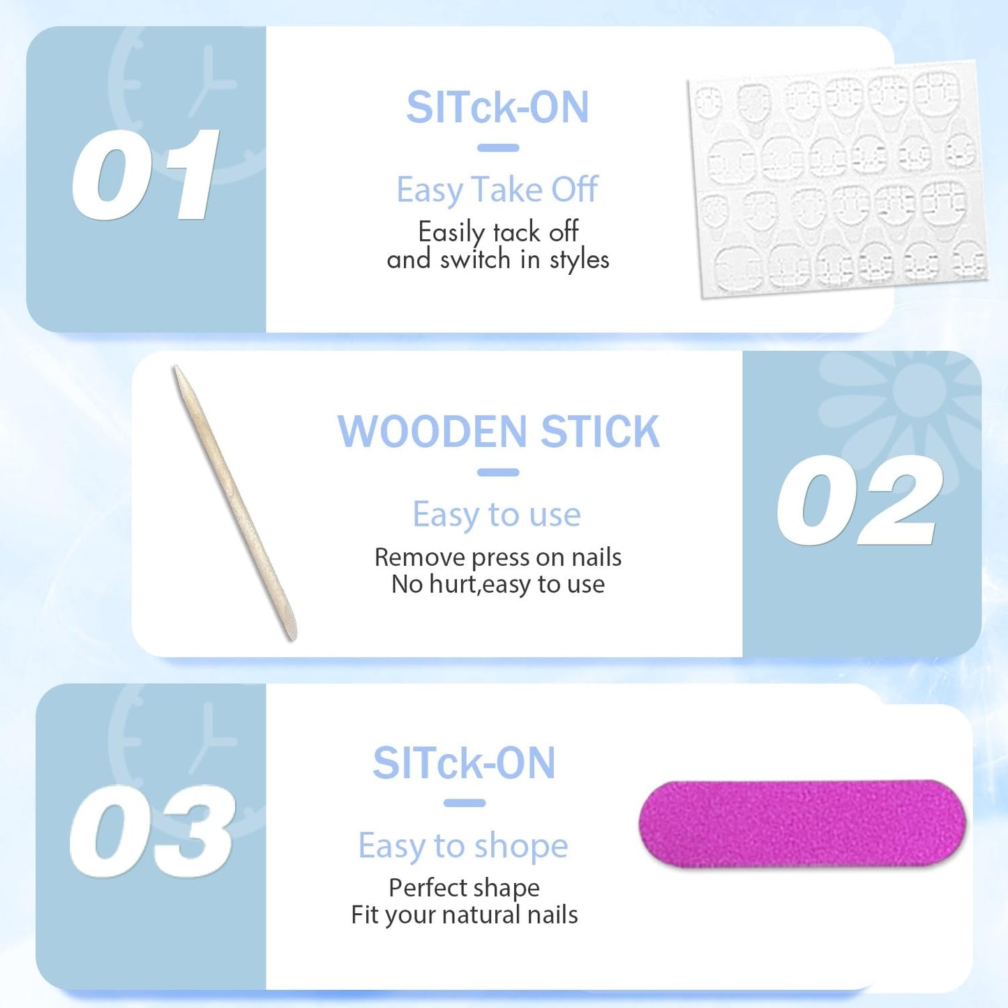 Plum Press on Nails Short Square, Acrylic Fake Nails Glue on Short Square Nails Press ons, Soft Gel Glue on Nail Stick on for Women Thick Solid Color 24pcs