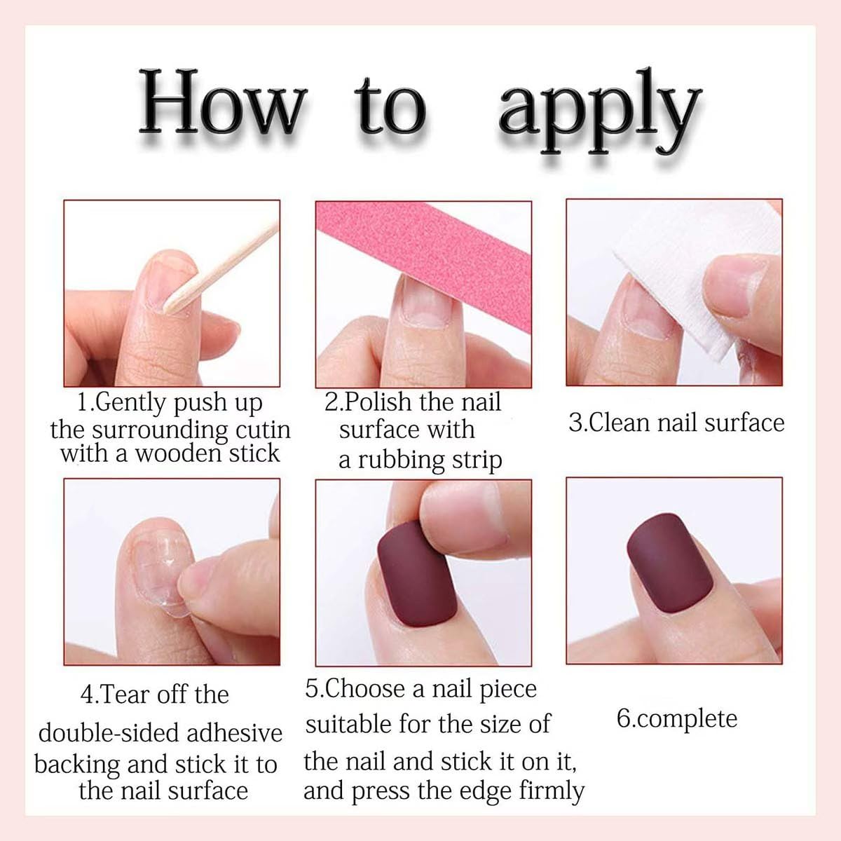 Short Press on Nails Oval - Starry Sky & Flower Design, Oil Painting Style Full Cover Glossy Fake Nails 24PCS for Women Manicure