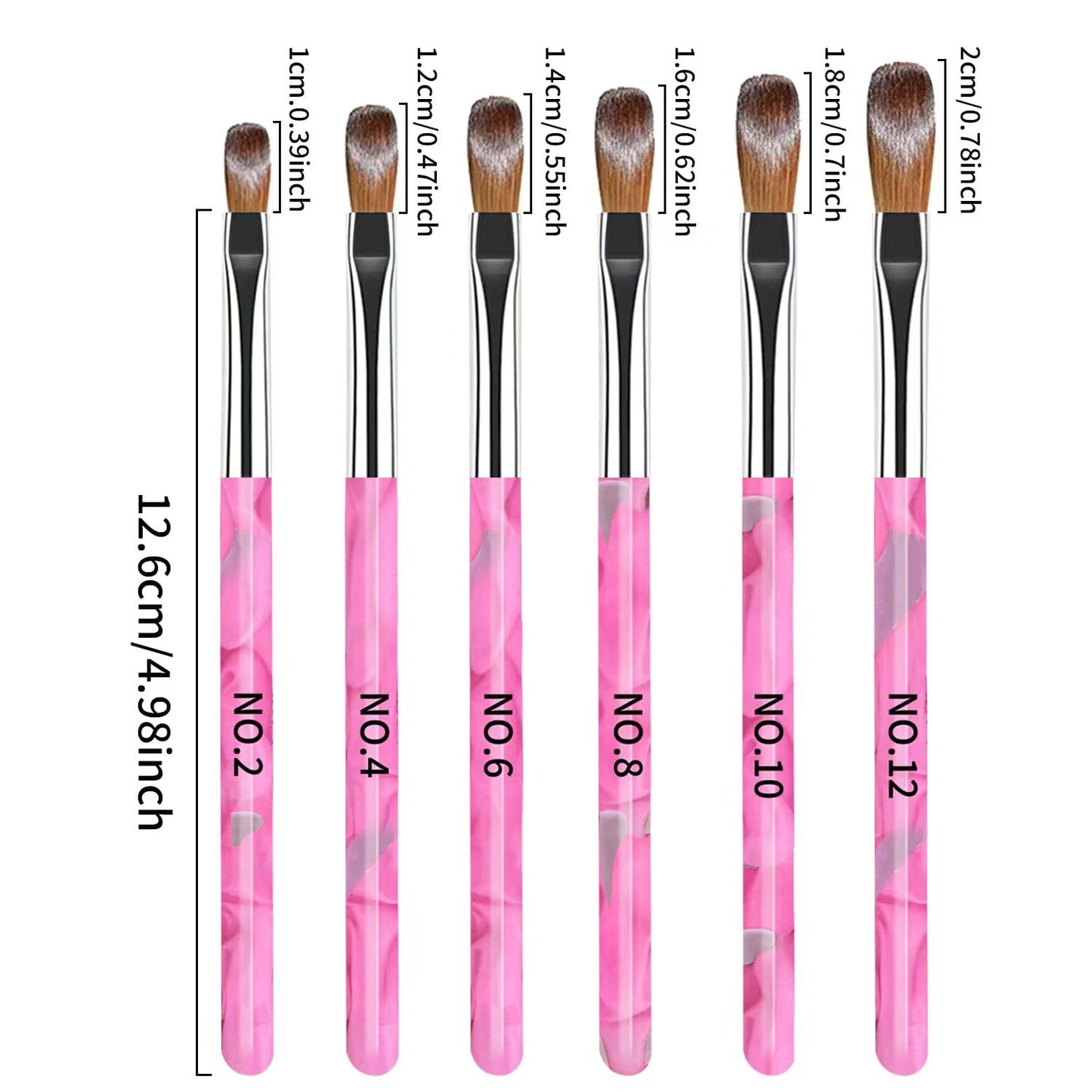 28Pcs Pink Nail Art Brush Set, Manicure Tool Kit with Acrylic Nail Brush, Builder Gel Brushes, Cuticle Brush, Dust Brush, Dotting & Liner Tool for Acrylic Powder Application, Sculpting & Cleaning