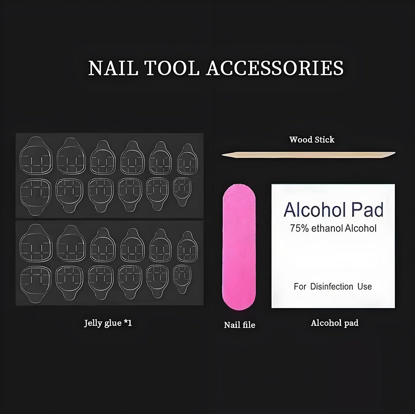 24 PCS Burgundy Floral Press on Nails, Long Square Fake Nails Kit with Black Leaf, Reusable Glossy Wine Red Acrylic Press On Nail False Nails for Women and Daily Wear