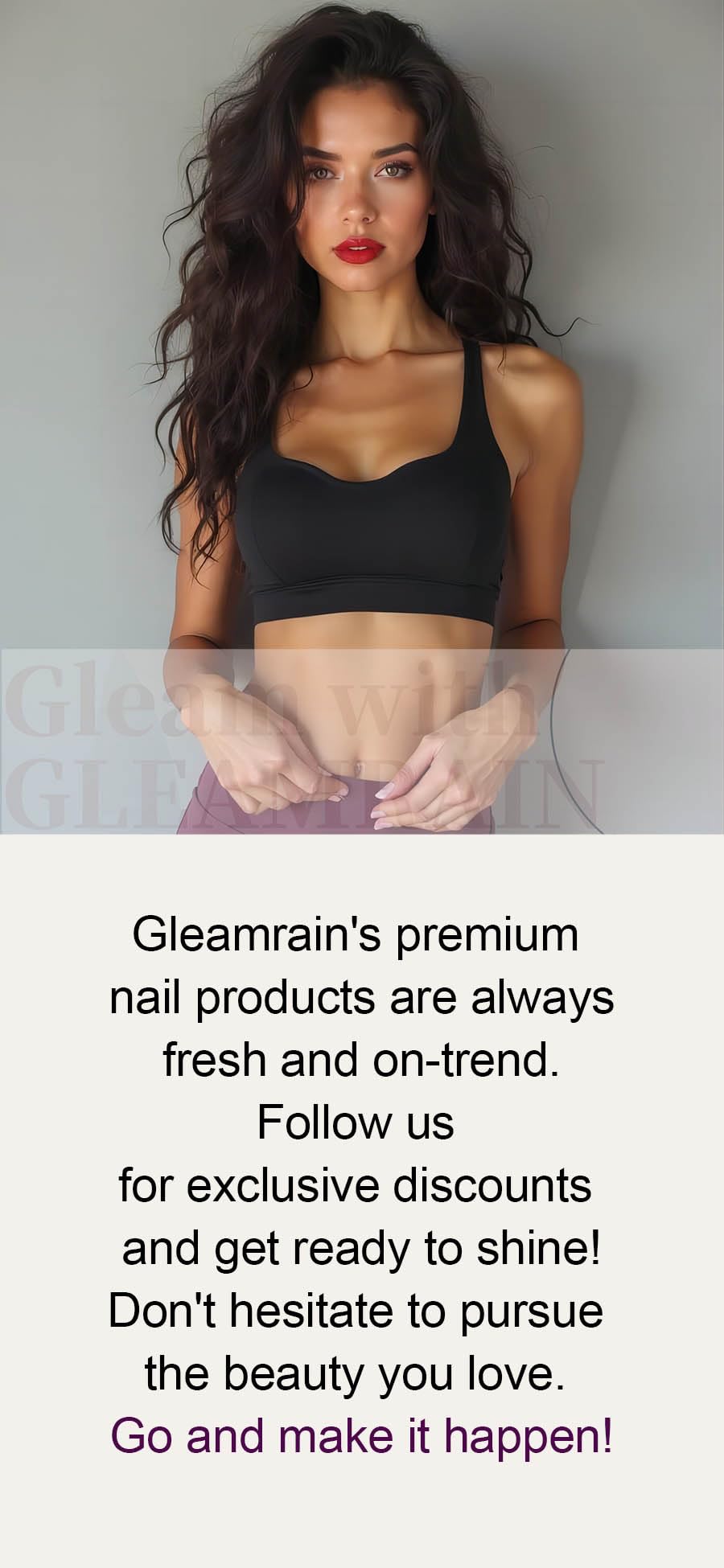 Gleamrain Almond Handmade Press on Nails Medium Length Professional Nail Art Nude Fake Nails with Flower and Polka Dots Design French Tip Cute Glue Ons for Women and Girls Spring Pattern 21