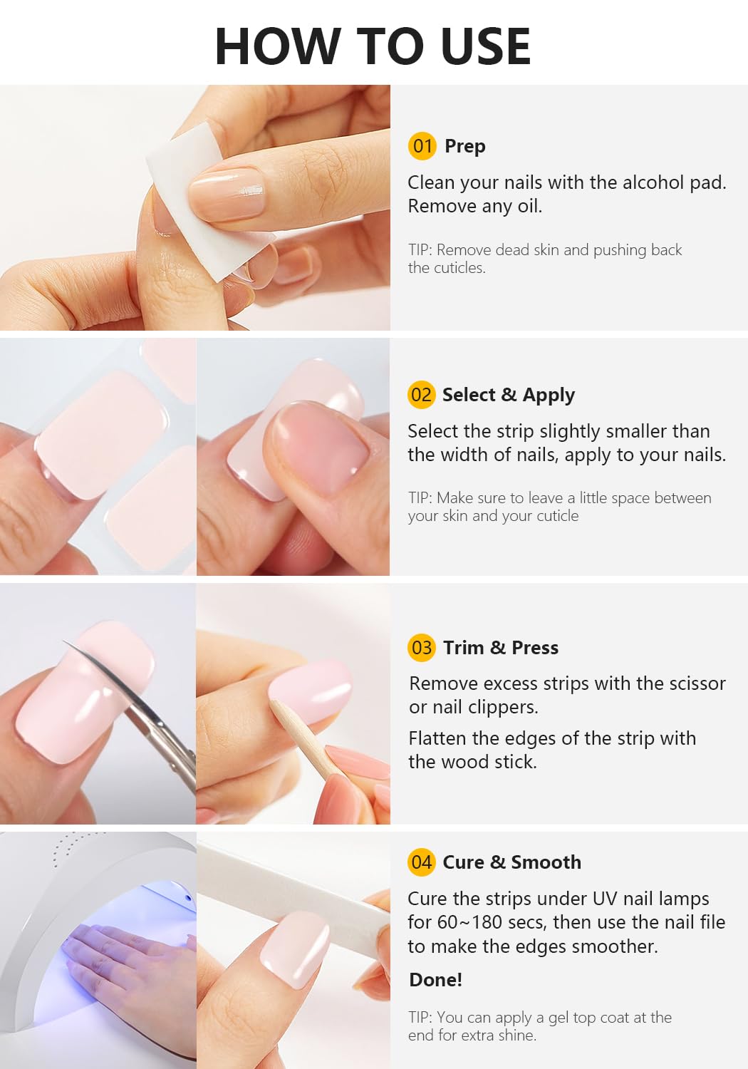 AutyaMee Semi Cured Gel Nail Strips (Blue Mirror), Chrome, 20 Pcs Gel Nail Wraps, Stickers, Salon Quality, Long Lasting, Works with Any UV Lamps