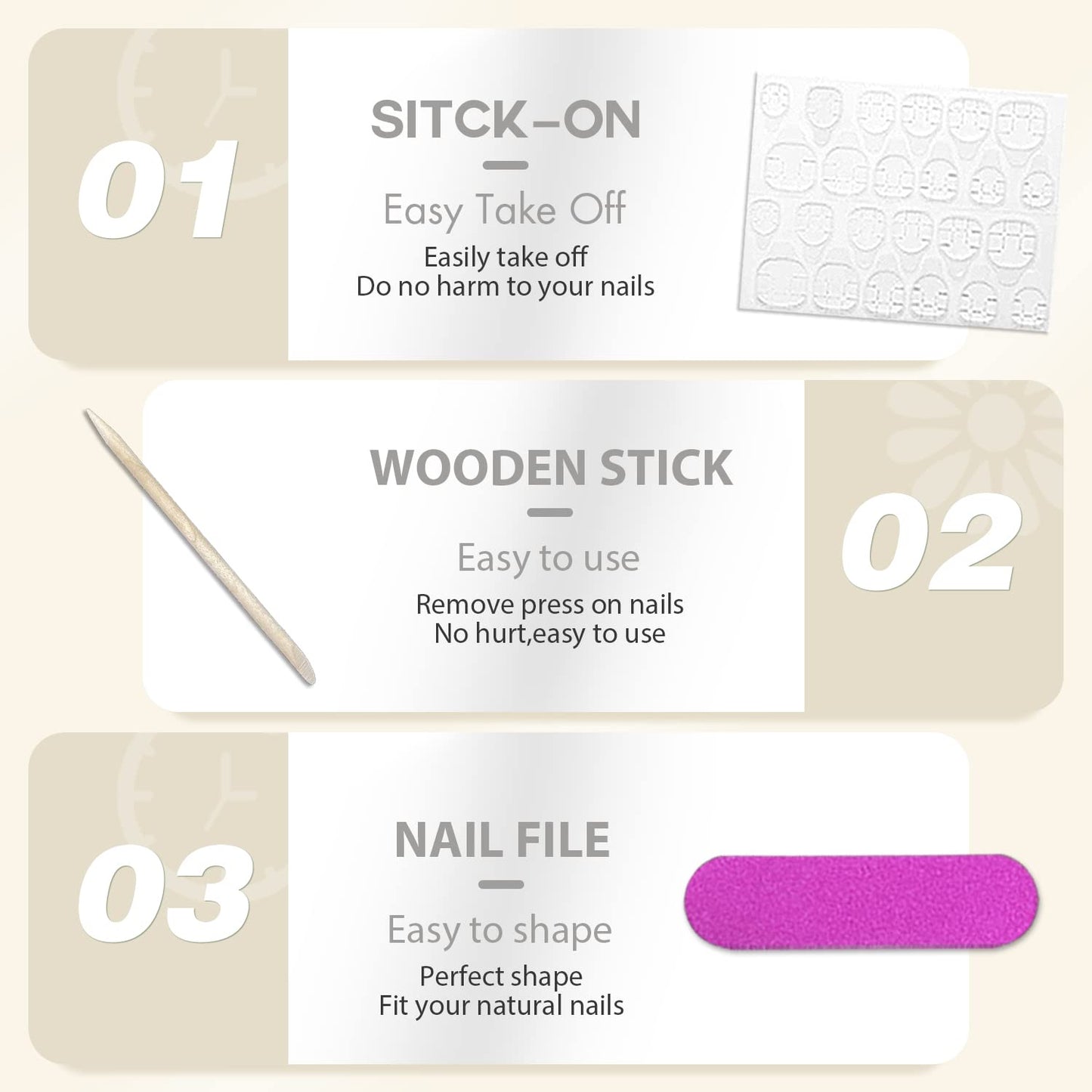 KQueenest Matte Rose Pink Press on Nails Long Medium Square, Fake Nails Press ons, Glue on Nails Coffin For Women, Natural Gel Square Tip Nails, Acrylic False Nails for Finger Decoration