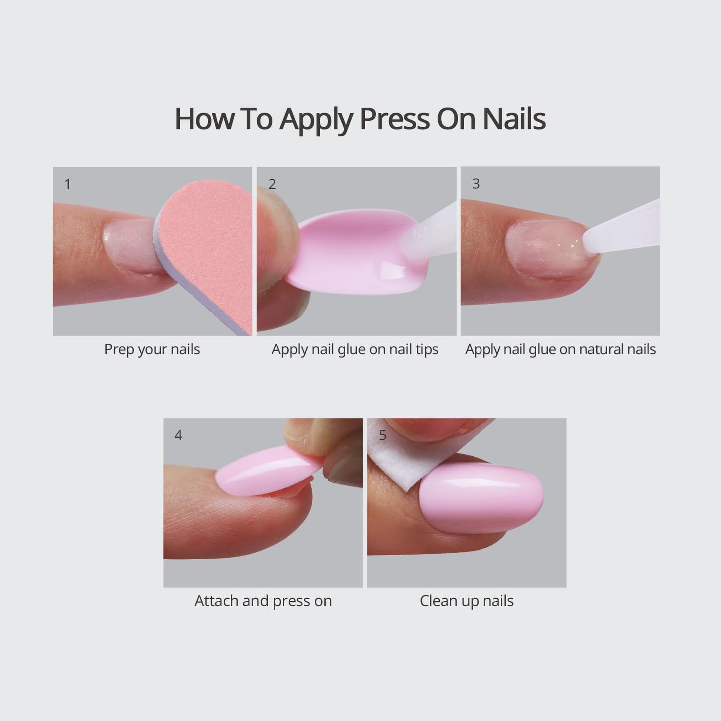 BTArtbox Press On Nails Short - Red Square Press On Nails with Glue for Women, Opaque Soft Gel Glue On Nails in 16 Sizes - 32 Stick On Nails Kit, Hot Lap