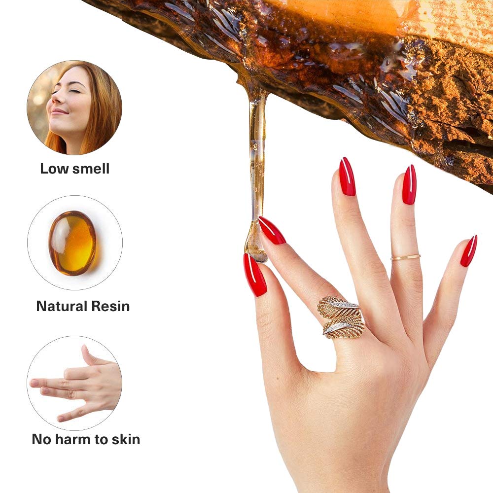 Vishine Gel Polish 6 Colours Soak Off UV LED Nail Art Manicure DIY Salon Gift Set Starter Kit Fall Color Orange Olive Green Colour Series 8ML