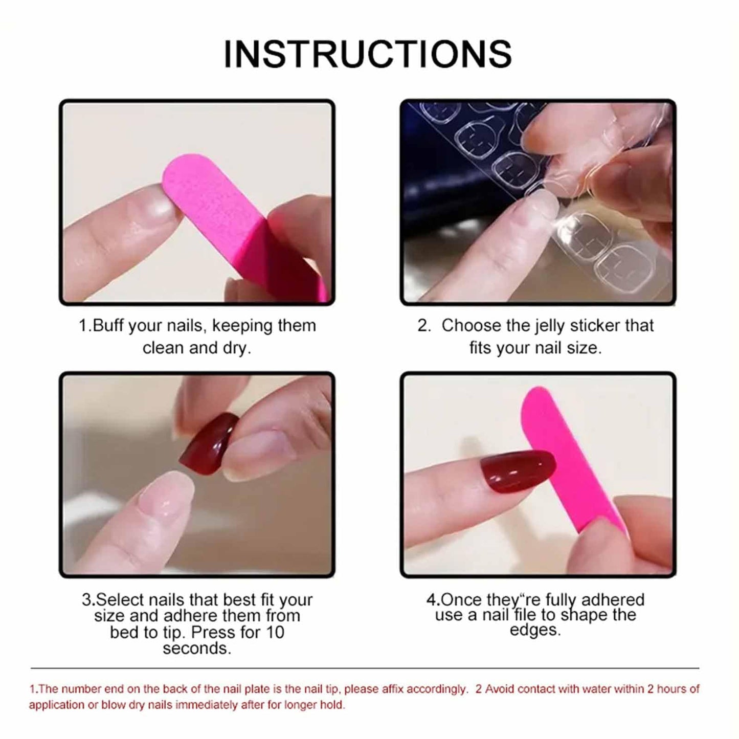 Blue French Press on Nails Medium Almond Fake Nails with Designs Cute Flower Stick on Nail Spring Summer Acrylic False Nail Pearl Artificial Nail Glossy Full Cover Glue on Nails for Women