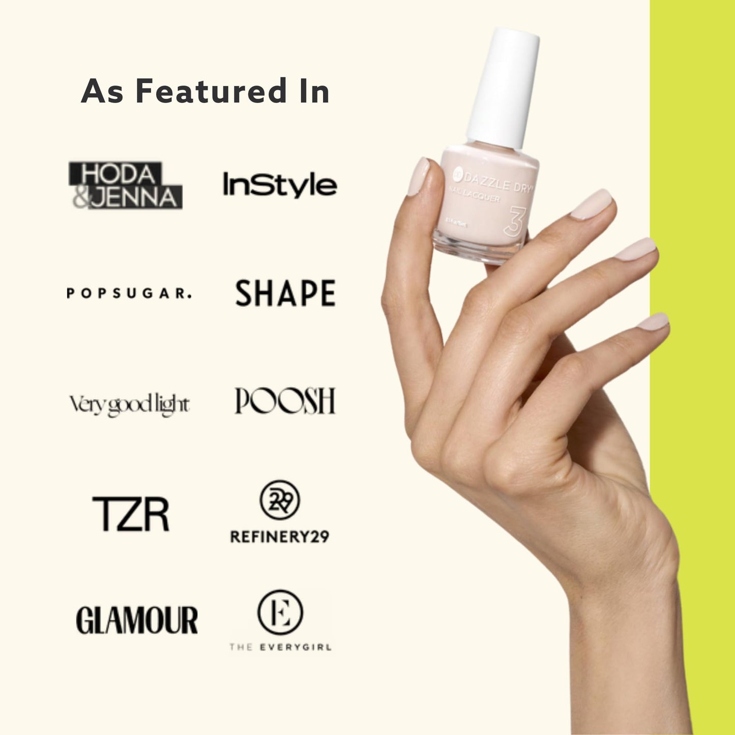 Dazzle Dry Mini Kit 4 Step System - Raise Your Glass - A glittering copper. Full-coverage metallic. (5 Piece Kit / 5 Manicures)