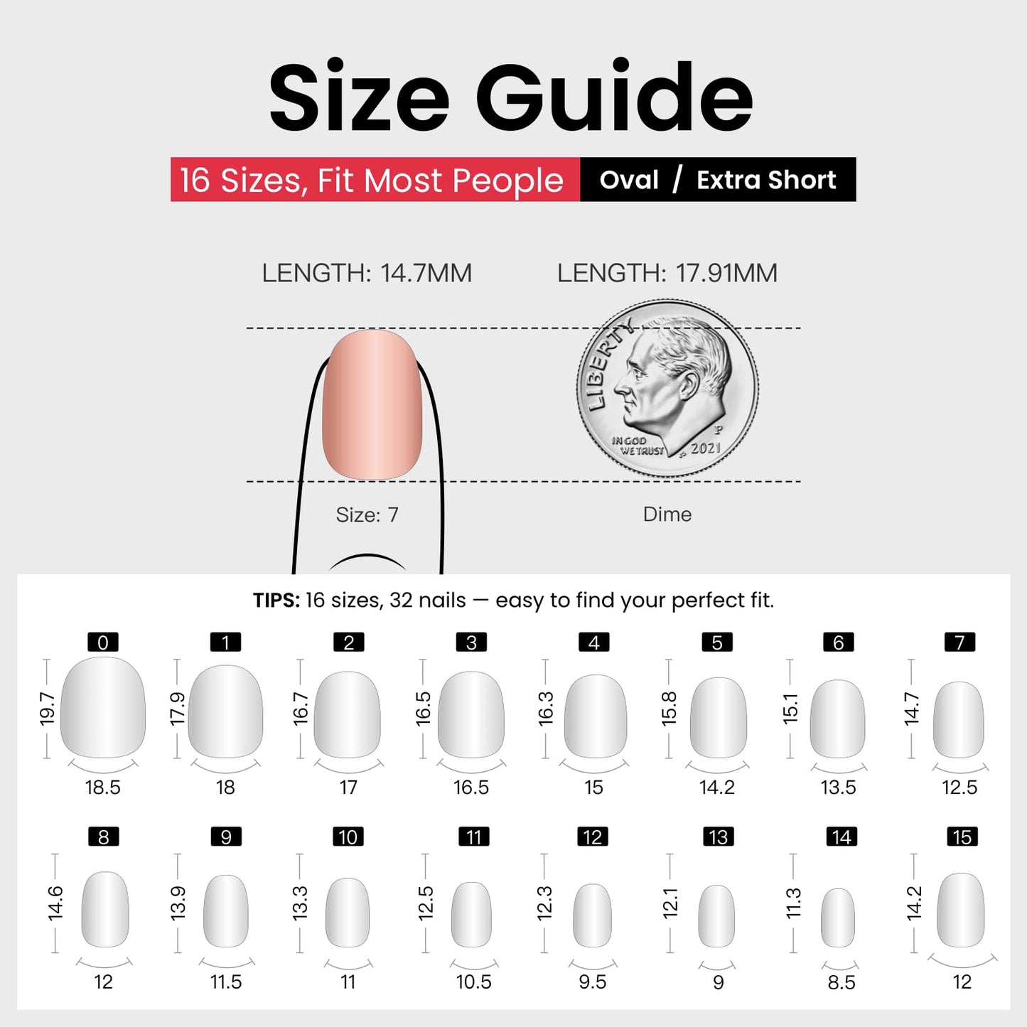 CurvLife Press On Nails Extra Short – Soft Gel Oval Fake Nails, Reusable Glue On Nail Kit with Adhesive Tabs, Natural Fit & Salon-Quality for Women & Girls (Petal Whisper)