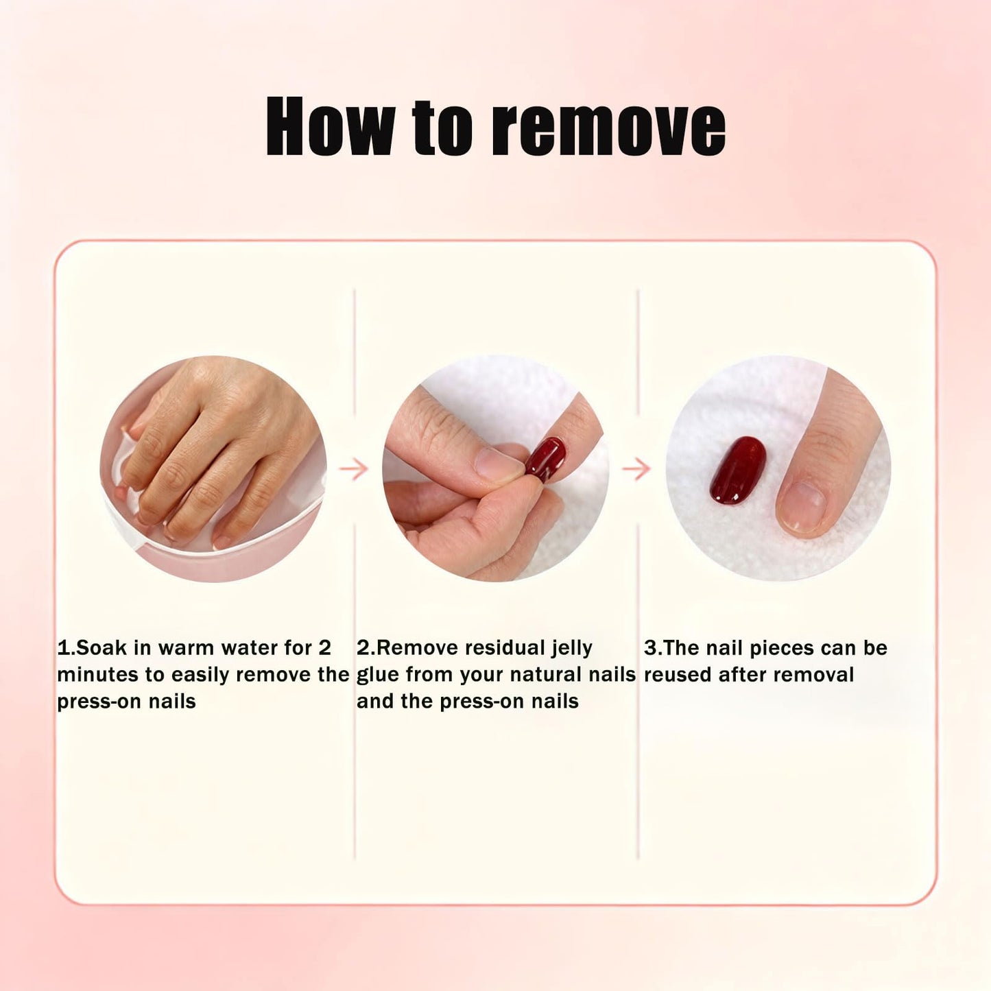 24Pcs 4th of July Press on Nails Medium Almond, Red White and Blue Patriotic Designs, Glossy Full Cover Fake Nails, Reusable Glue on Nails with Acrylic Effect,Nude Nails Press ons for Women