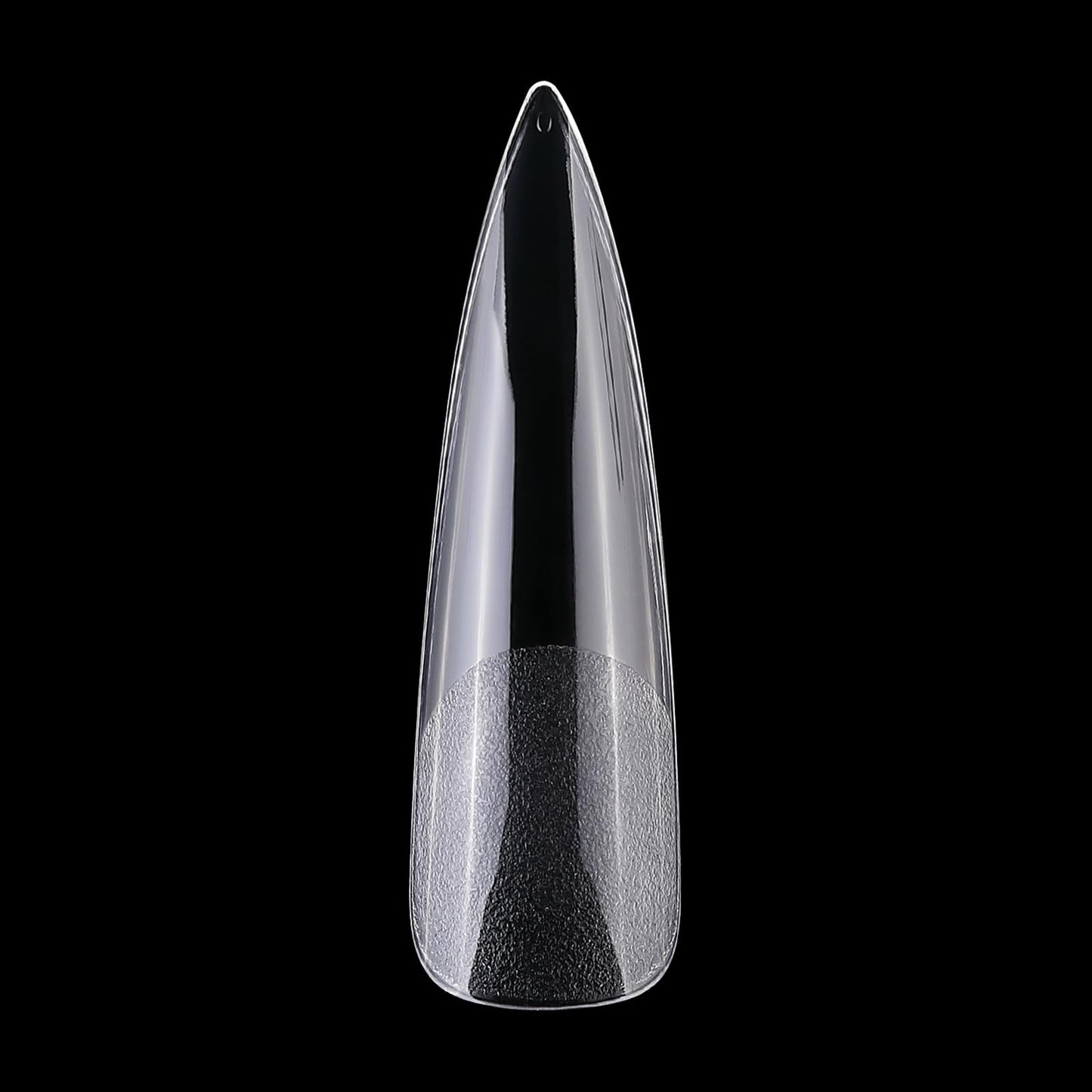 LoveOurHome 240pc XXL Stiletto Nail Tips Long Fake Nails Clear Press ons Nail Stiletto Soft Gel Nail Tip Extra Long Full Cover Pointy Artificial False Nails 12 Sizes for Gel Acrylic Nail Extension