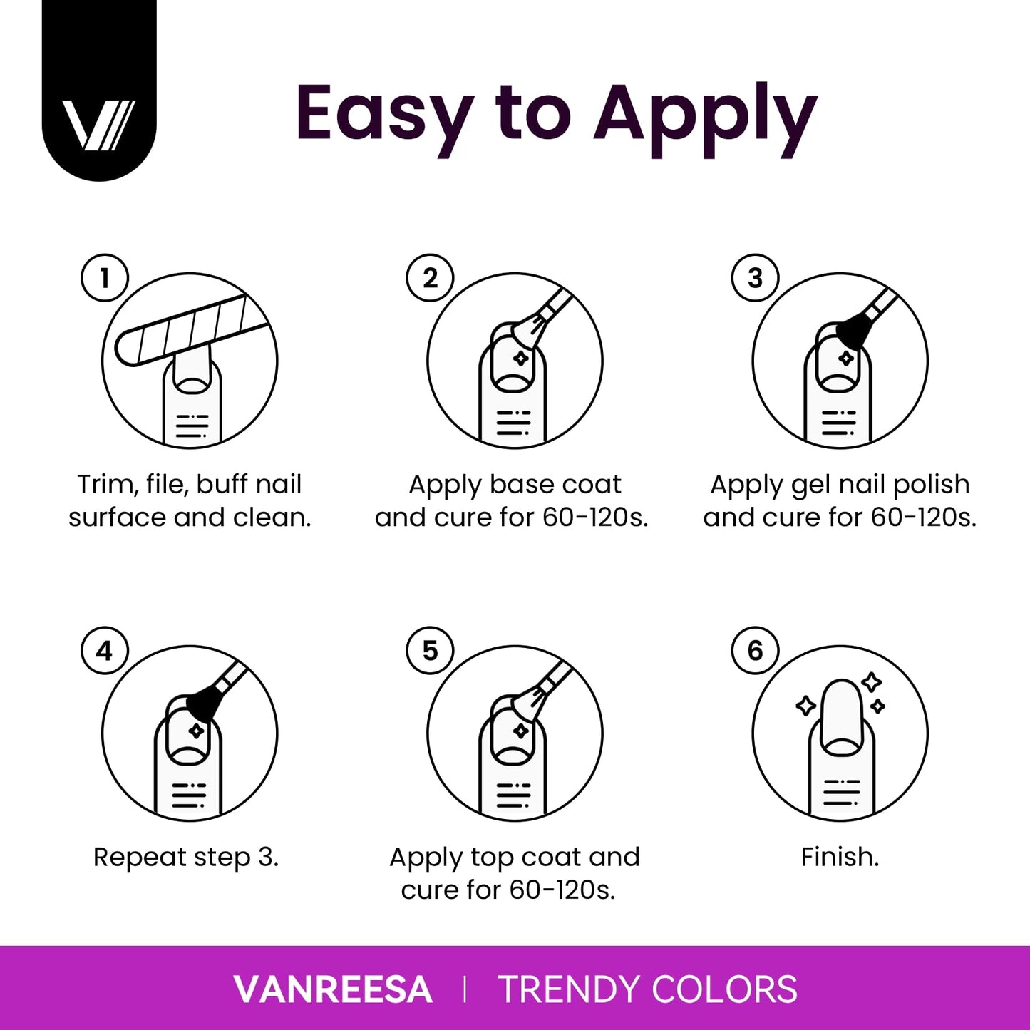 VANREESA Gel Nail Polish Kit with U V Light 53 Pcs Gel Polish Nail Set 36 Classic Colors Nail Polish Set + Base and 4 Effects Top Coat with Manicure Tools Complete Nail Kit Gifts for Women Girls