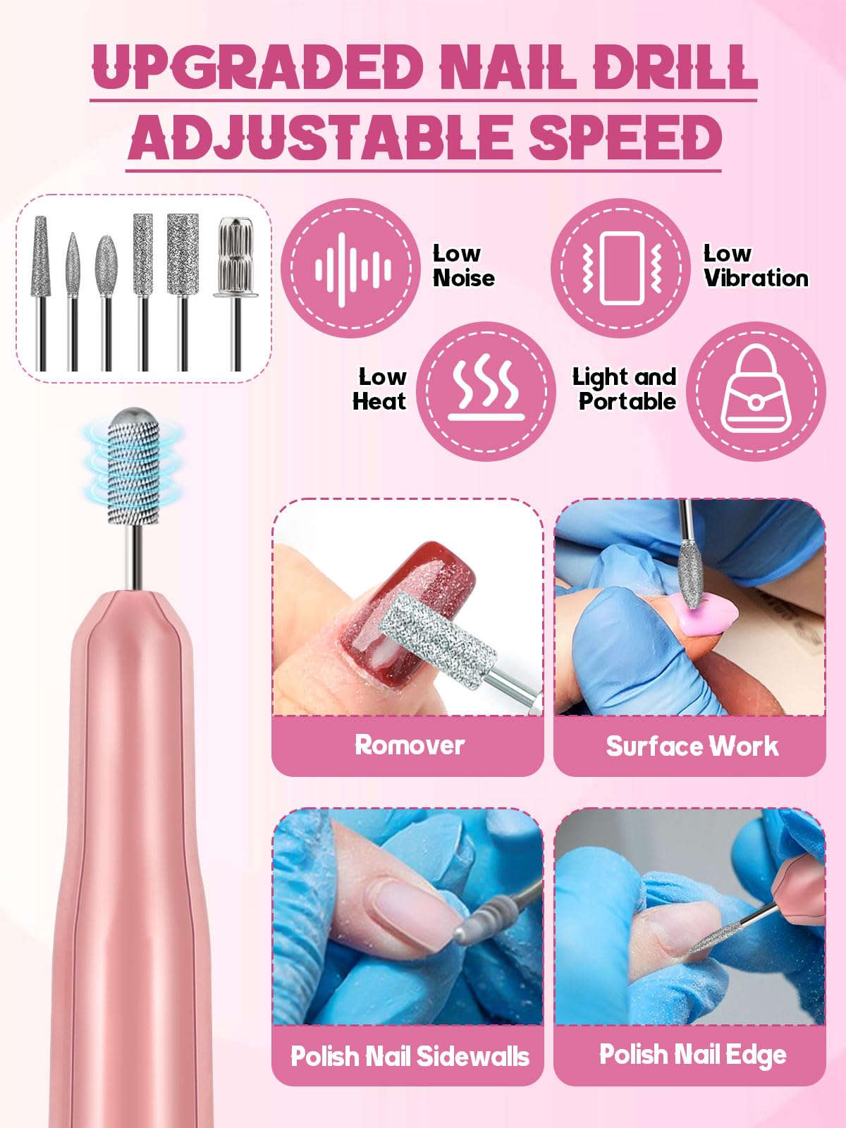 EBANKU Acrylic Nail Kit - 120g/4.23oz Acrylic Powder and 150ml Liquid Monomer Set With Brushes, Dappen Dish, Nail Primer Prep, 1 Set Drill Tools for Manicure, Nail Kit for Beginners