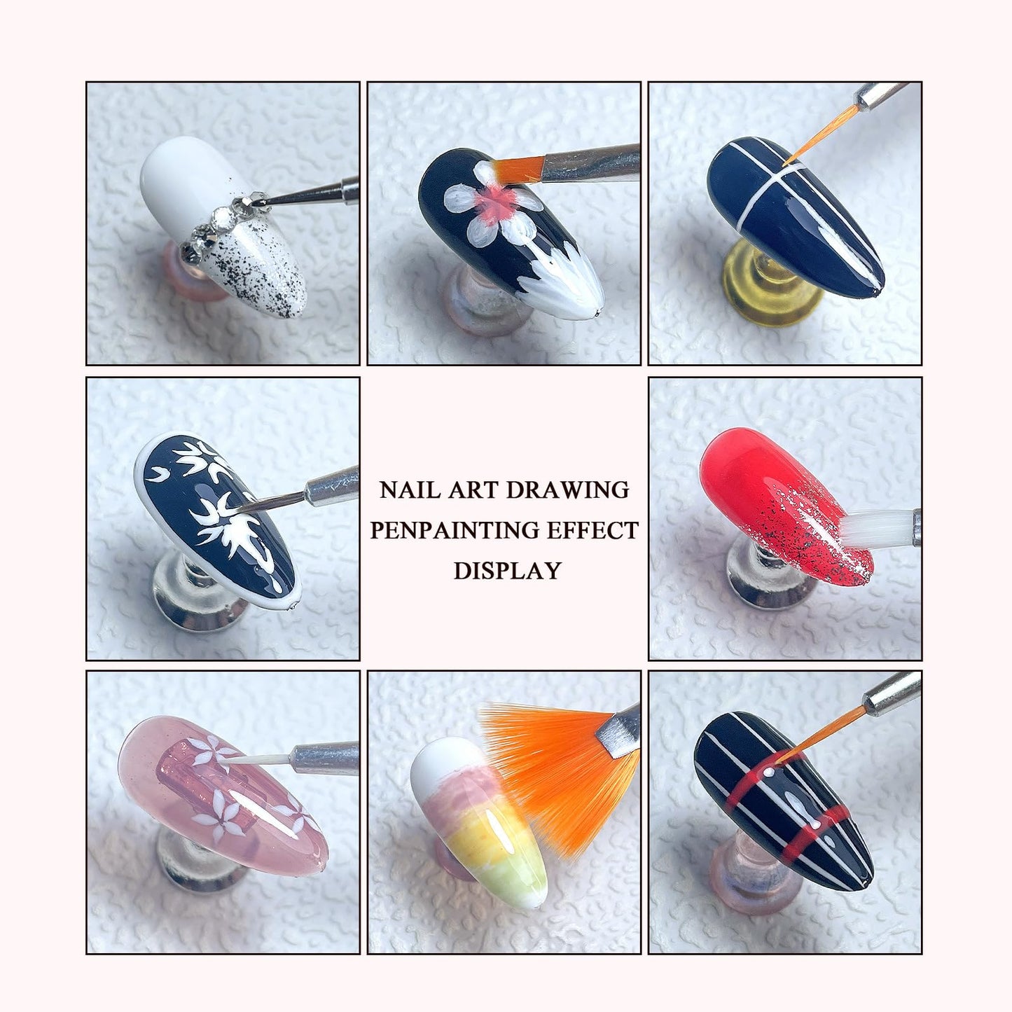 GZMAYUEN Nail Decoration Kits, Nail Charms, Nail Art Brushes Set, Nail Art Dotting Pens, Butterfly Nail Stickers, Rhinestones For Nails