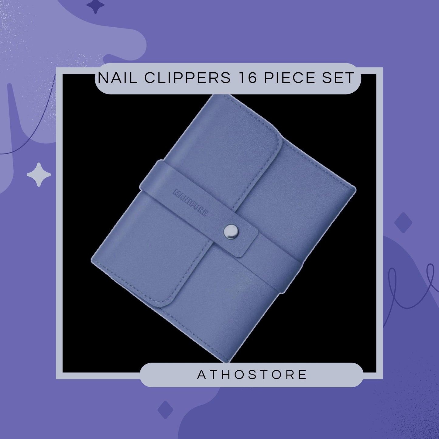 Juego de cortaúñas, kit de manicura y pedicura, kit de cuidado de uñas, cortaúñas para adultos, kit de cuidado de uñas para Hombres, kit de cuidado de uñas, kit de uñas de viaje, manicura Profesional