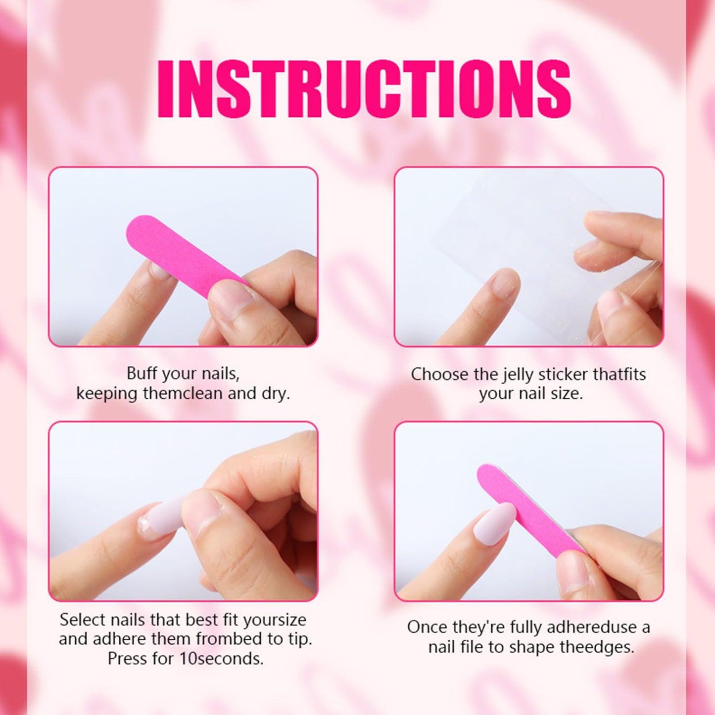 Flower Press on Nails Medium Almond Fake Nails with Designs Tulip Butterfly Stick on Nail Cute Glitter Acrylic False Nail Spring Summer Artificial Nail Glossy Full Cover Glue on Nails for Women