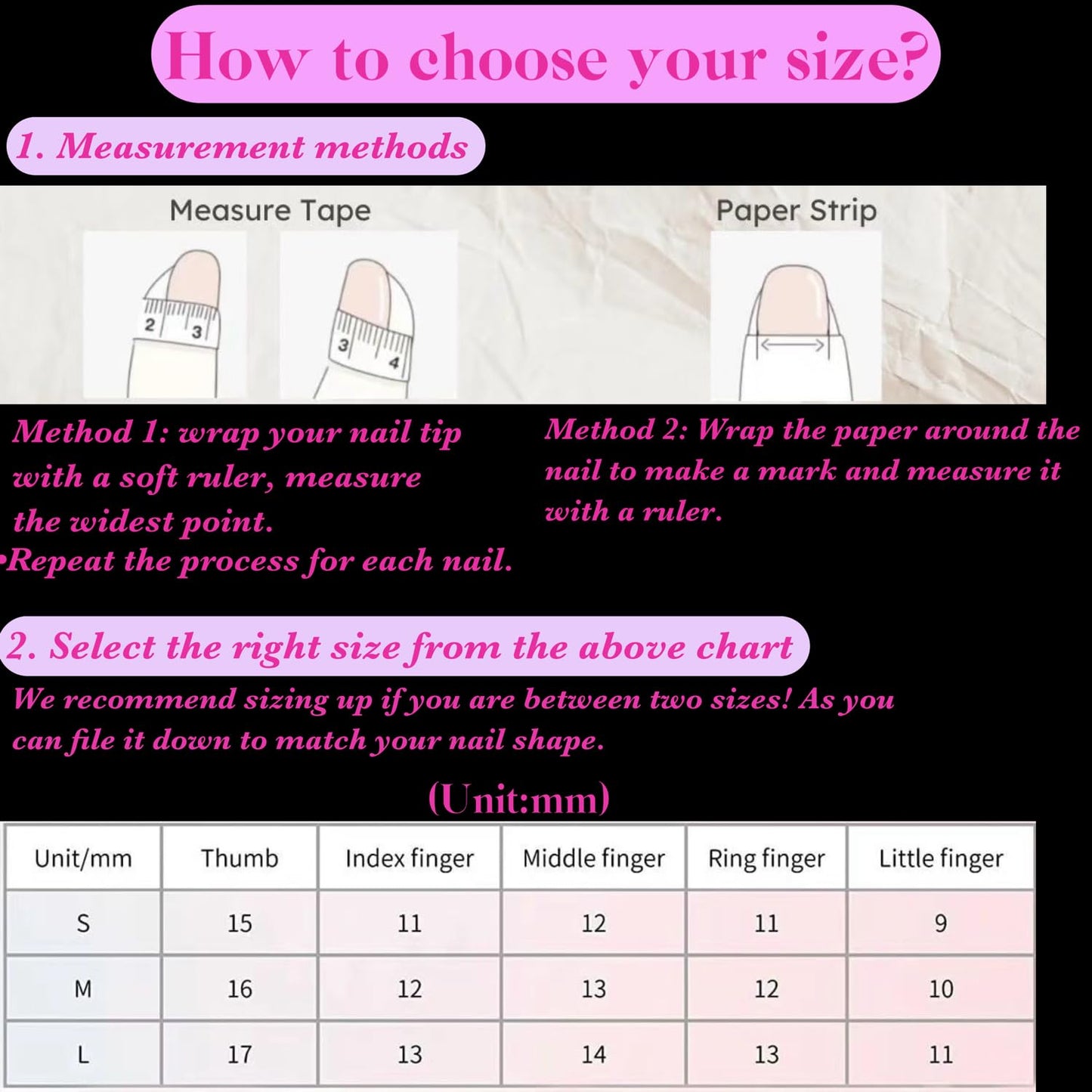 Handmade Press On Nails Pink Leopard Print Design Medium/Long Square Cherry Charms, Glitter Ombre Artificial Acrylic Thick False Nails (Sparkle, L)