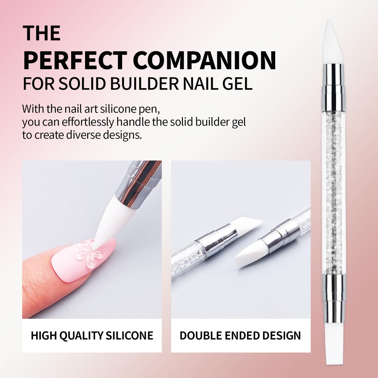 Finger Secret 3D Gel Nail Art Kit Solid Builder Gel for Nails 3D Sculpting Carving Building Modeling Hard Extension for Beginner DIY Salon at Home Cured Needed
