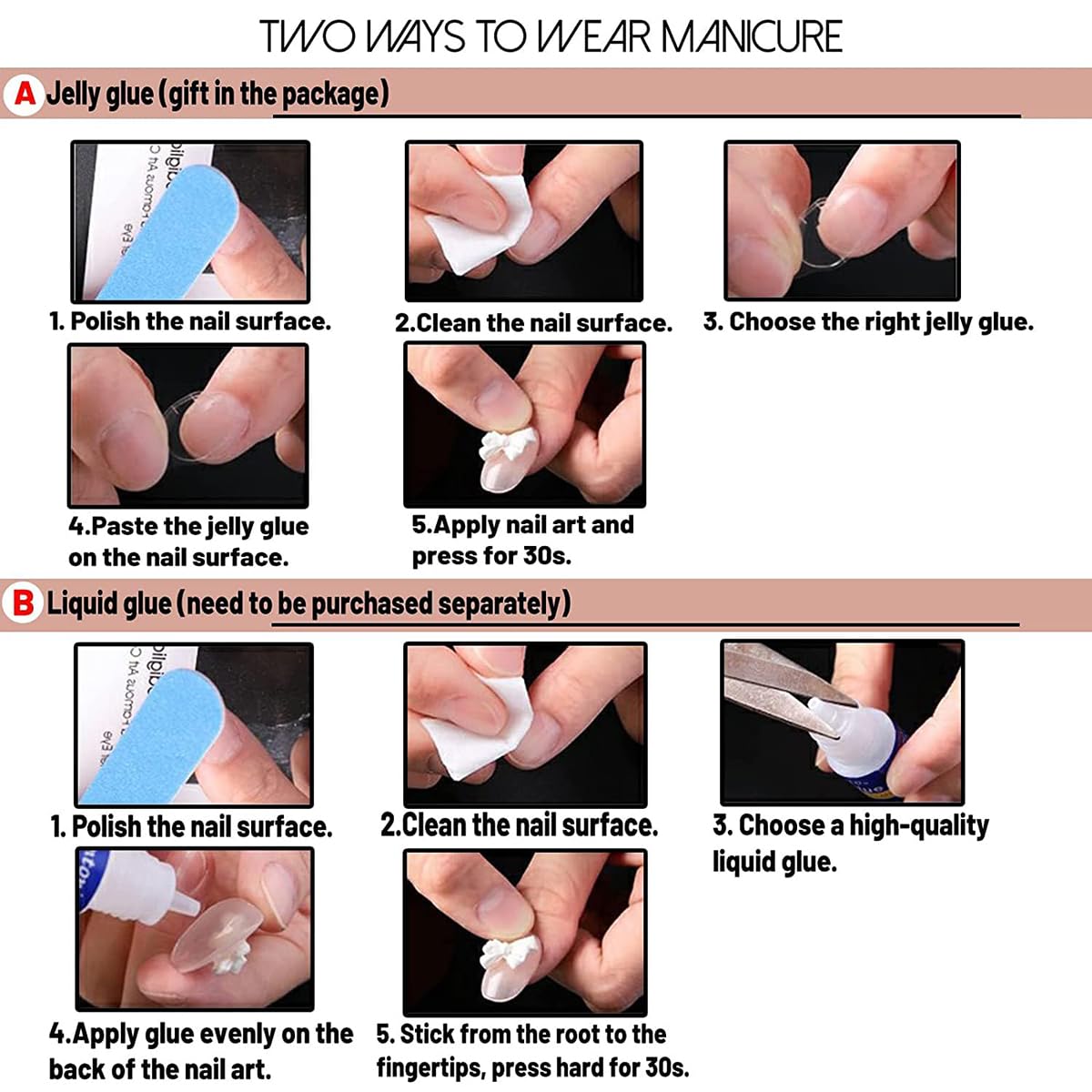 24Pcs Ocean Blue Fake Nails Short Medium Square Press on Nails with Dark Blue Gradient Designs Waves Nail Press ons Glossy Full Cover Glue on Nails Reusable Stick on Nail for Women Manicure