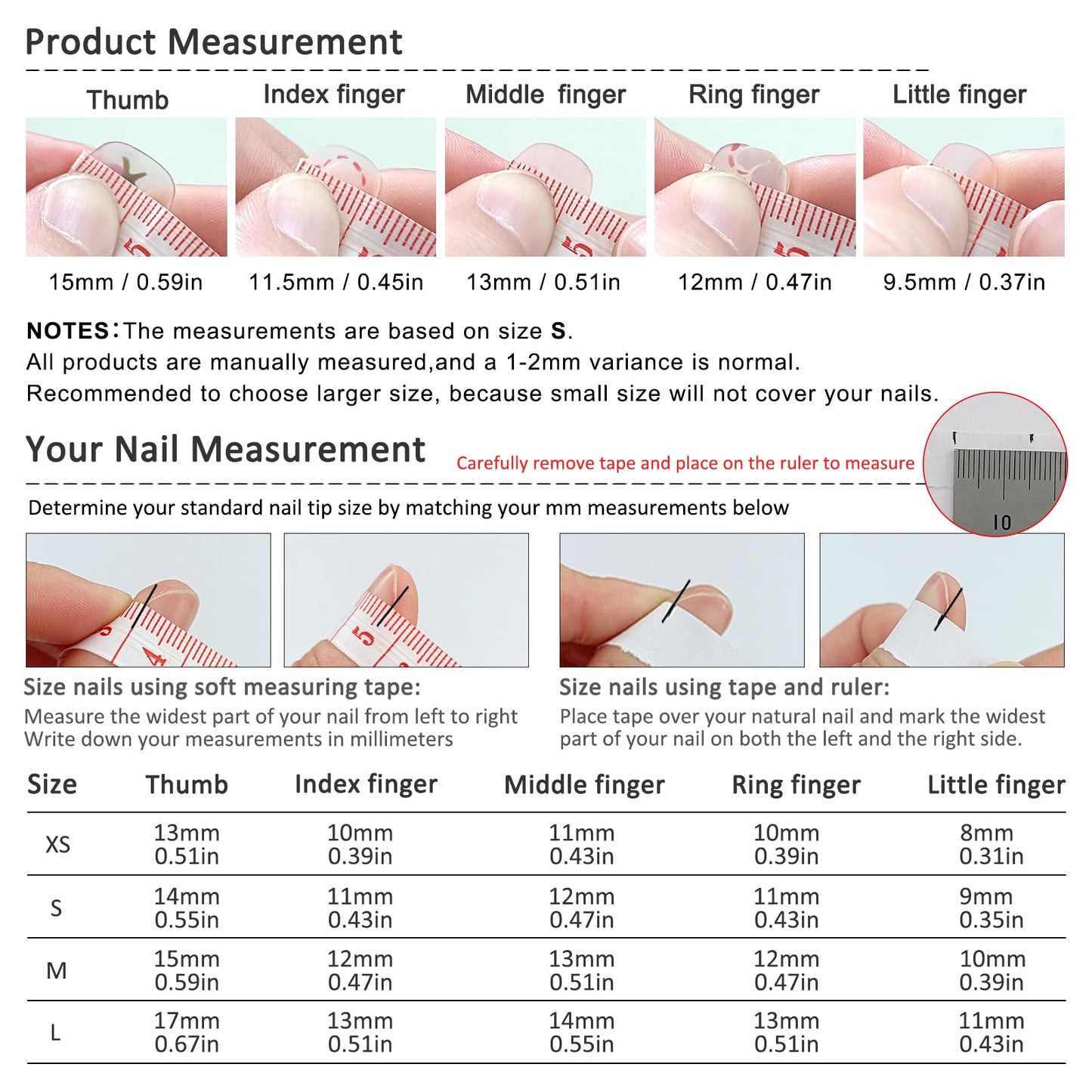 TENPAL Press on Nails 10Pcs with Tools Kit,3D Strawberry Spring Summer Pink Aurora Fake Nails,Cute Floral Almond Short Nails,Full Cover False Nails Simple Blush Glue on Nails Sweet Summer Nails(XS)