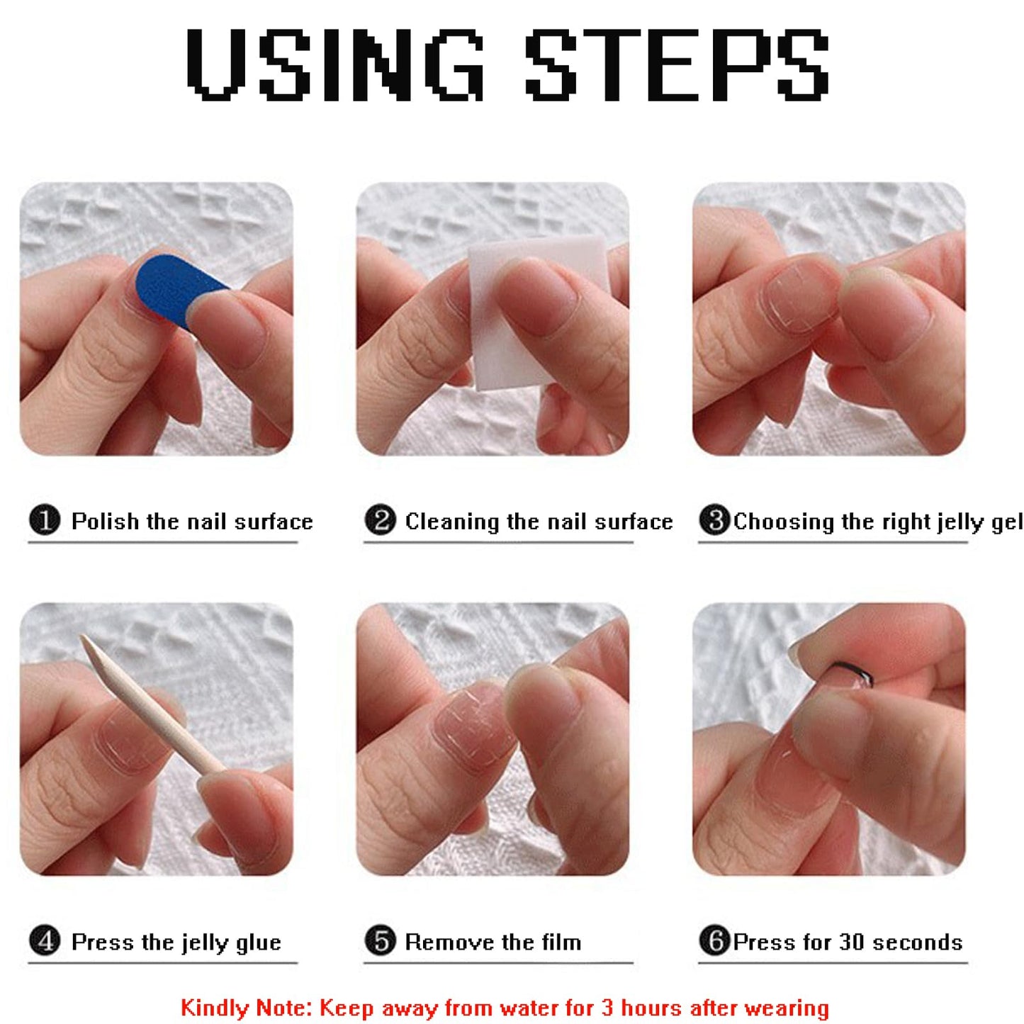 Bellelfin Short Press on Nails Square, 120Pcs Matte Color Fake Nails Full Cover Acrylic Glue on Nails Artificial False Nail with Adhesive Tabs for Women Girls Fingernails Design, Black Nails