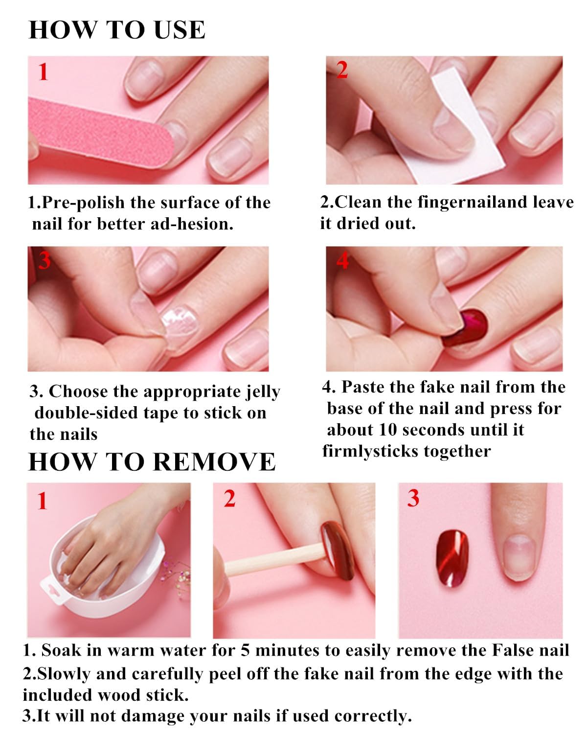 Handmade French Tip Press on Nail Almond Fake ons with Designs Chrome False Nails Long Glossy Full Cover Glue on Nails Stick Women Nails Manicure Decoration 10Pcs (MT-167-L)