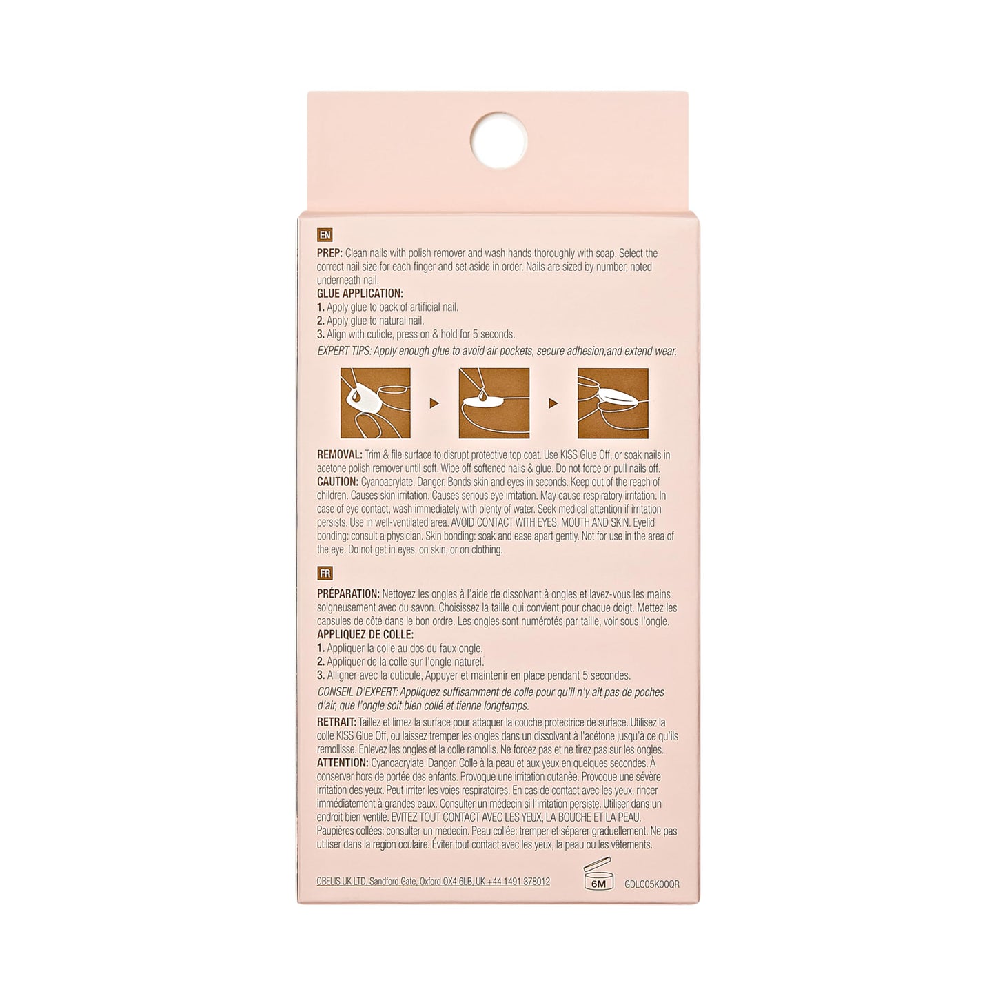 Goldfinger Gel Glam Design Nails (3 Pack)
