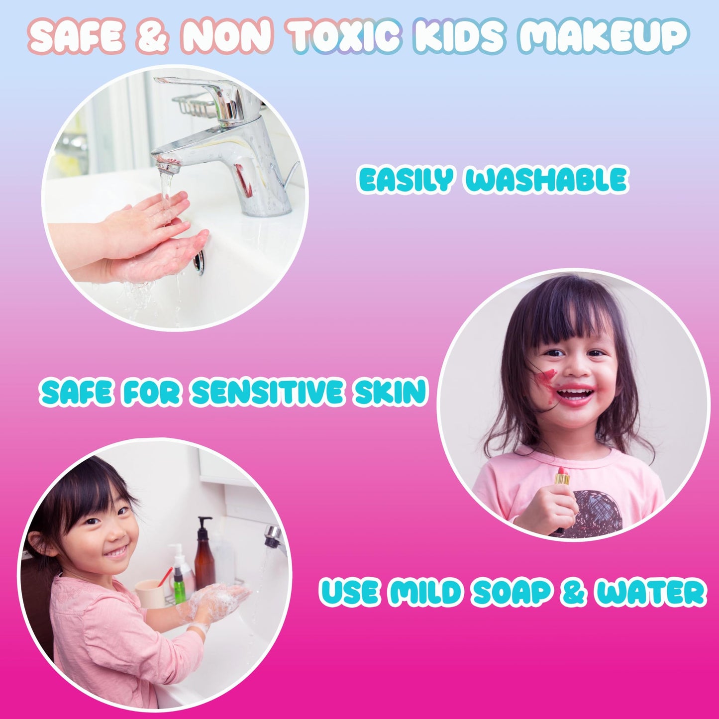 7 Day Manicure Collection - 84PC Press On Nail Set, Day-Of-The-Week Adhesive False Nails for Girls (PARIS LOVE Collection) – Colorful Novelty Designs Stick On Nails For Kids