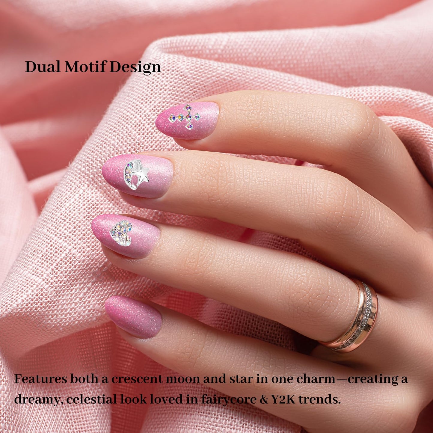 Press On Nails Packaging Kit and Nail Charms Bundle