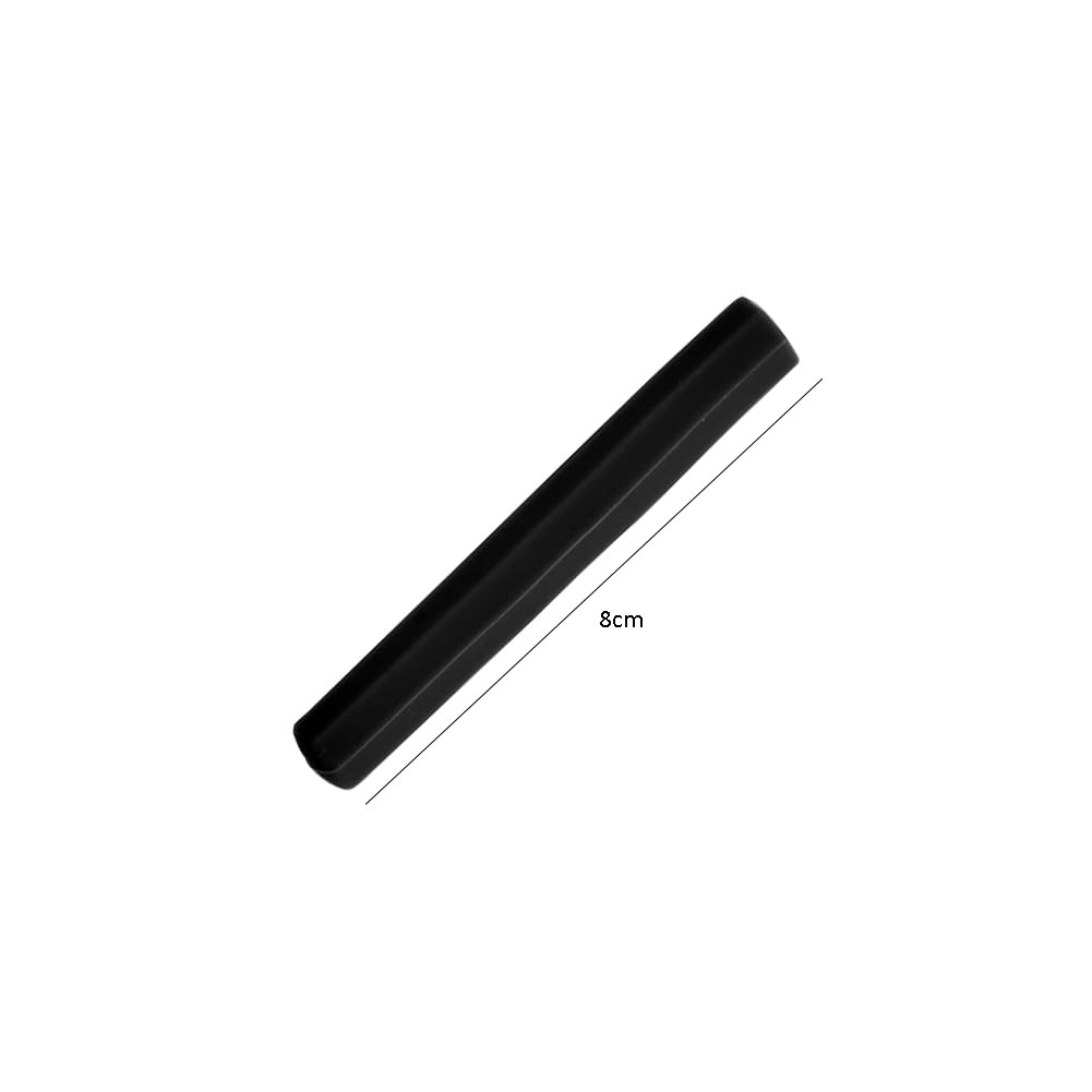 12 Pieces Nail Pen Cap Plastic Nail Brush Cap Nail Art Brush Cap Covers Manicure Pen Cap Cover Manicure Brush Cap Cover Nail Art Brush Protector Nail Pen Extender(Black, Grey, Khaki)