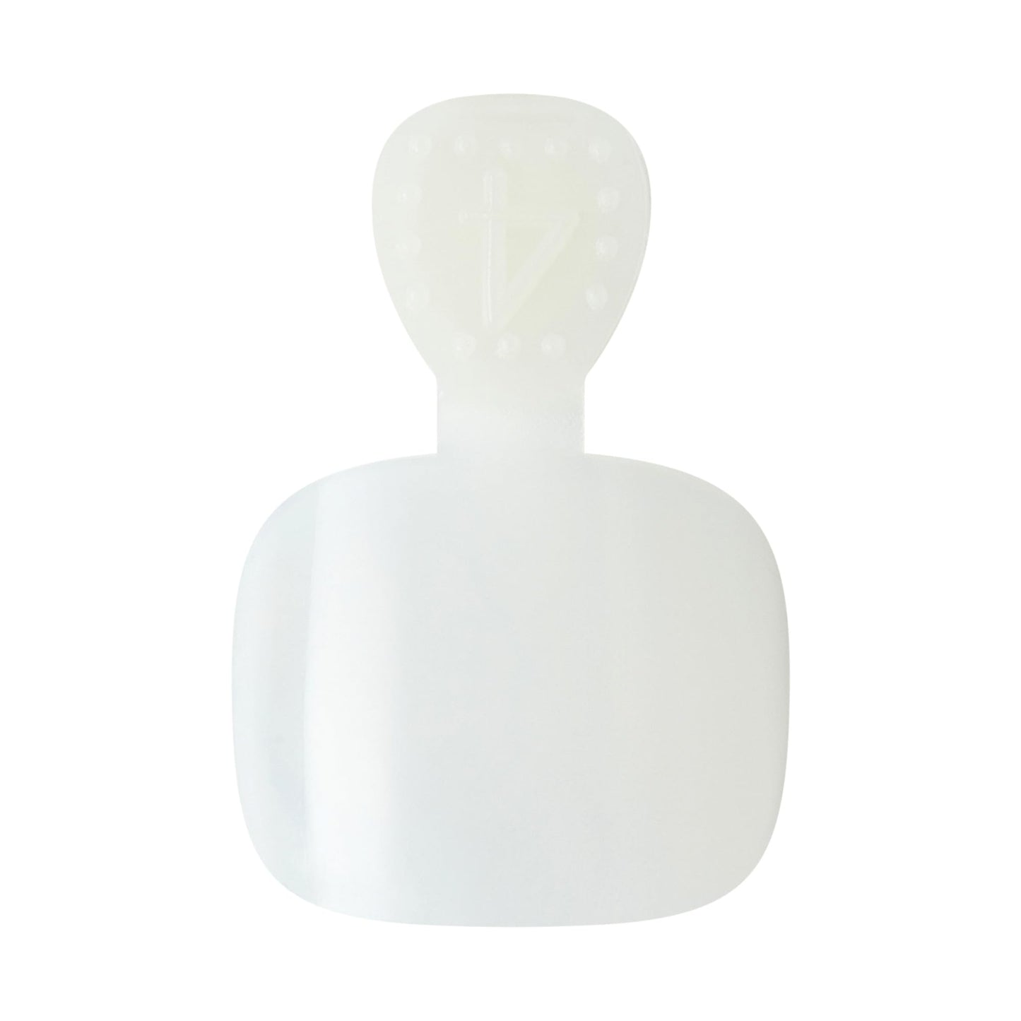 Kiss PROFESSIONAL, Press On Nails, Nail glue included, 'Tippy Toes', White, Short Size, Squoval Shape, Includes 130 Toenails, 3g Glue