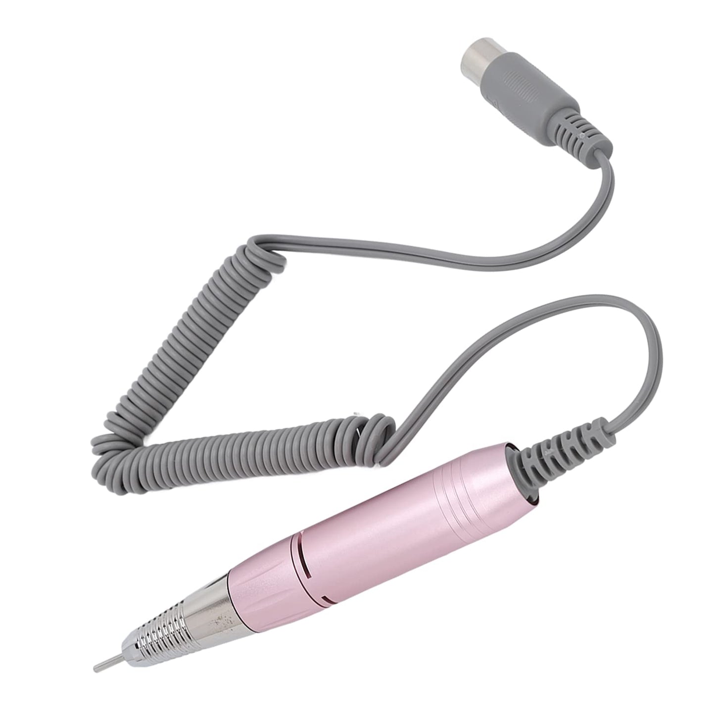 Moofey Nail Drill Pen Machine, Adjustable 3000 RPM Metal Electric Nail File, 12V 5 Pin Polishing Manicure Pedicure Accessories for Salon, Women