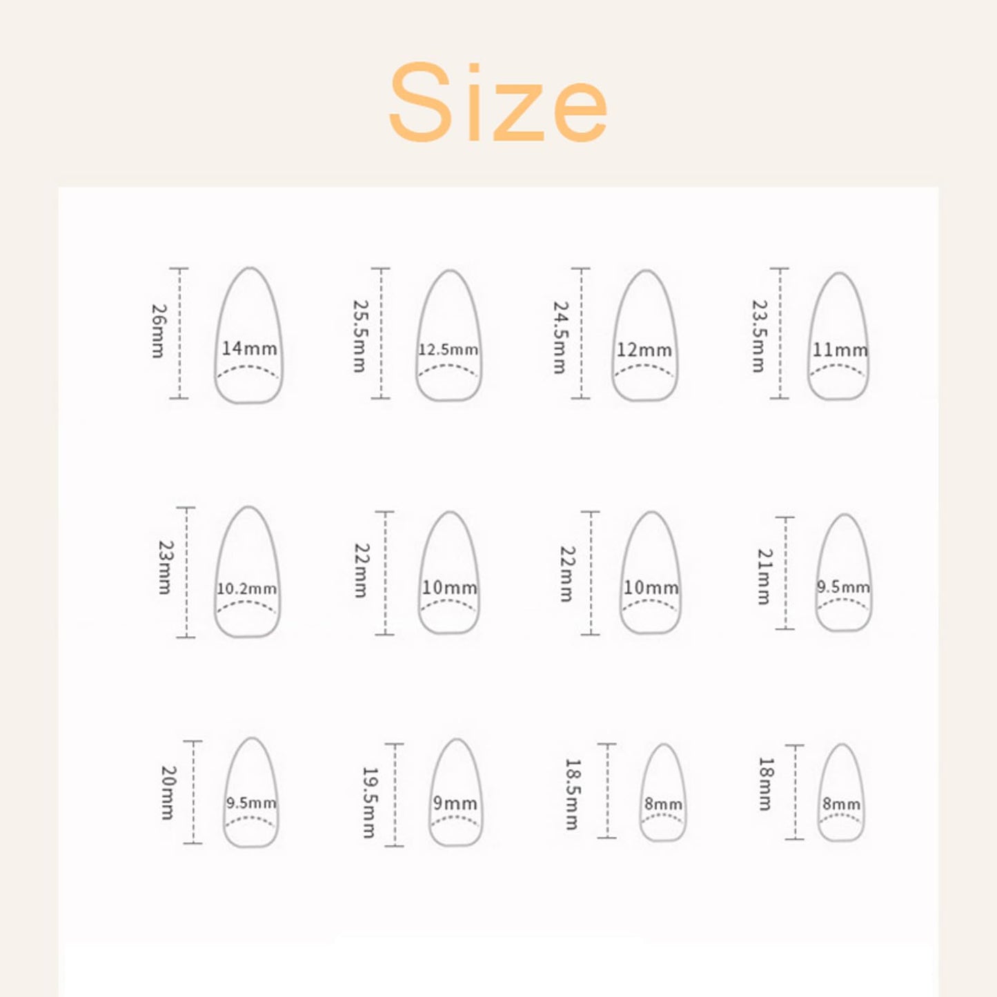 Blue Marble French Tip Press on Nails Long Almond Fake Nails with Design Glossy Gradient Acrylic Glue on Nail Reusable Full Cover Artificial Stick on Nail for Women DIY Manicure