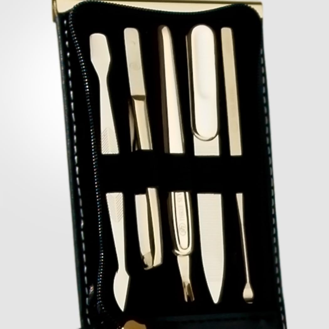 Korean Nail Clippers! World No. 1. Three Seven (777) Travel Manicure Grooming Kit Nail Clipper Set Made in Korea Since 1975 (970BG)