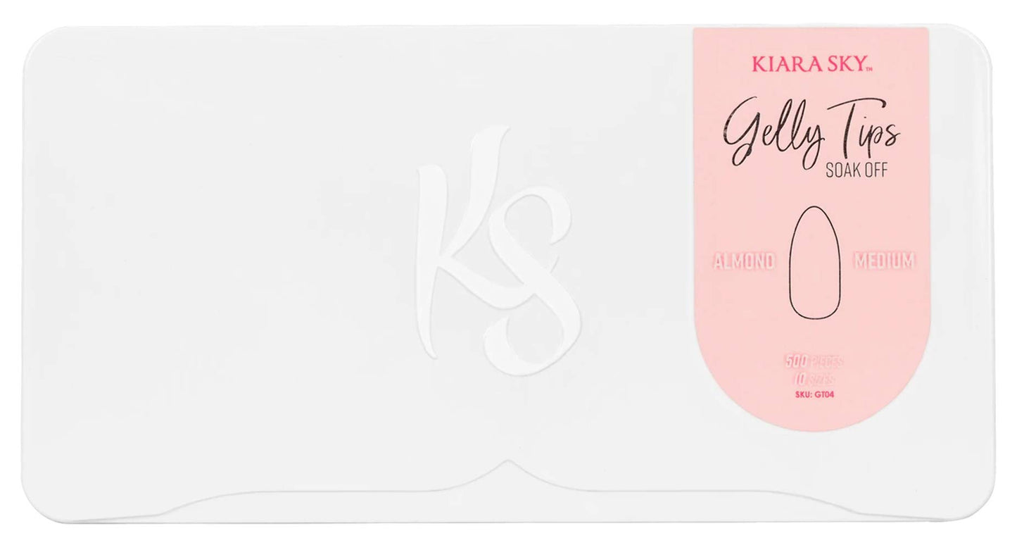 Kiara Sky Gelly Tips Soak Off (Almond Medium)