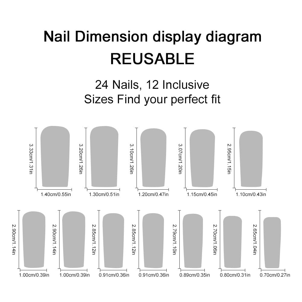Halloween Press on Nails Long Coffin Fake Nails Spider Web Glue on Nails Cute Ghost Stick on Nails Square Nude Acrylic Nails Press ons for Women Manicure 24 Pcs