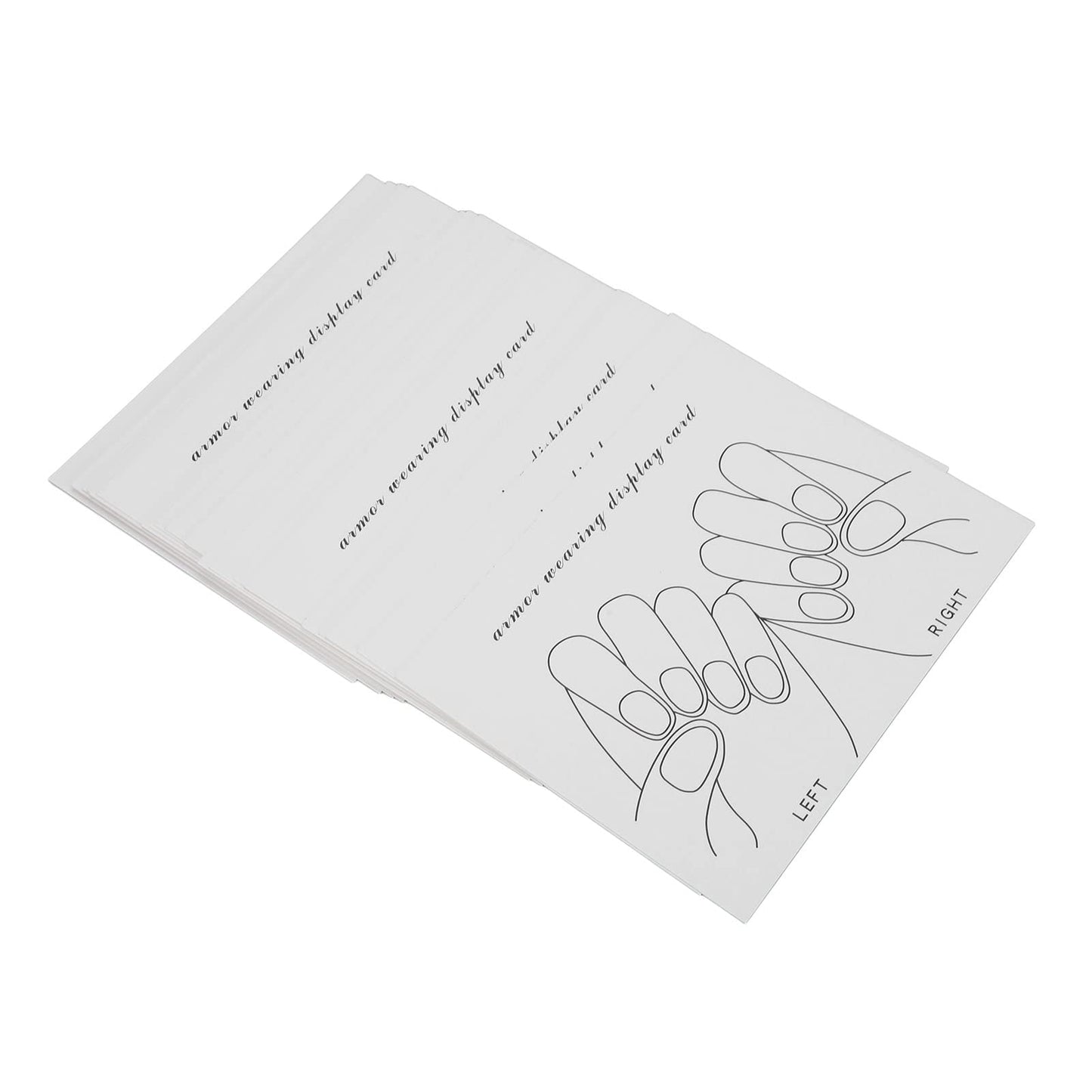 Nail Tips Display Card, Nail Art Color Showing Card, Finished Fake Nails Display Card, Finger Manicure Display Card, Nail Gel Polish Display, Hand Model Manicure