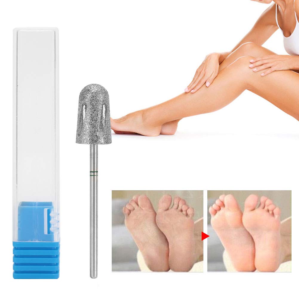 QANYEGN Stainless Steel Toenail Drill Pedicure, Foot Callus Grinding and Polishing, Professional Grade Foot Filing Tool for Foot Care (A2)