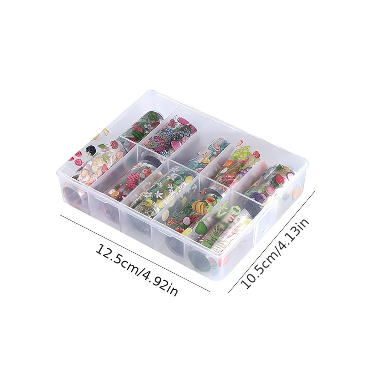 Fruit Nail Art Foil Transfer Stickers Summer Nails Foils Transfer Decals Lemon Strawberry Flower Fruit Nail Decals Nail Art Supplies Starry Sky Paper Nail Adhesive Slider for Women Manicure Decoration