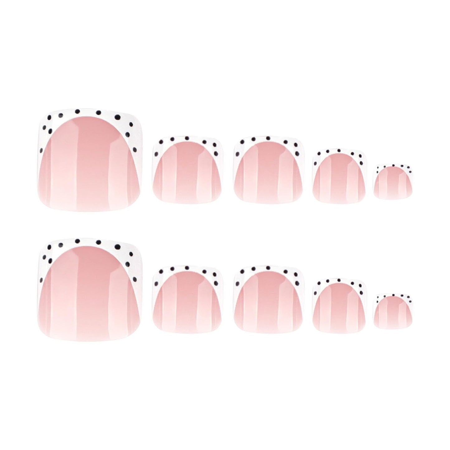 FIEONCIY Press on Toenails with Designs Acrylic Fake Nails for Toe Artificial False Nails with Charms Press on Toe Nails for Spring Summer Stick on Toenails for Women Girls(WSJ2508)