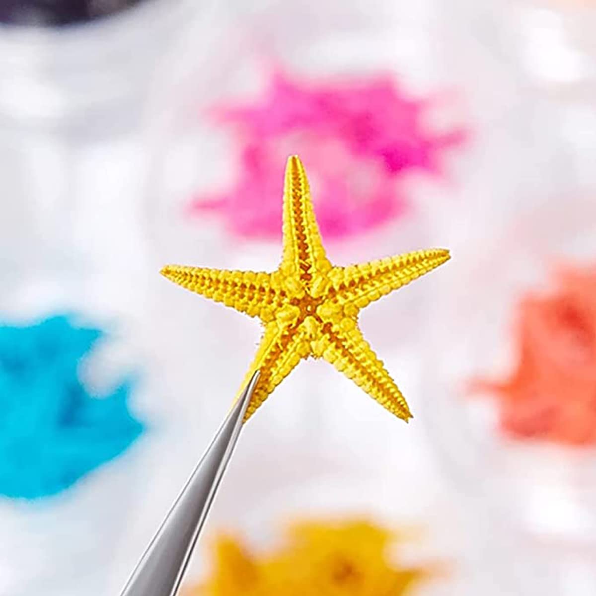 GULELAYAR 3 Boxes Summer Beach Nail Art Rhinestones, 3D Ocean Nail Charms Starfish Conch Sea Series Nail Art Designs Accessories Nail Art Rivets Manicure DIY Seashell Nail Decorations for Women Girls