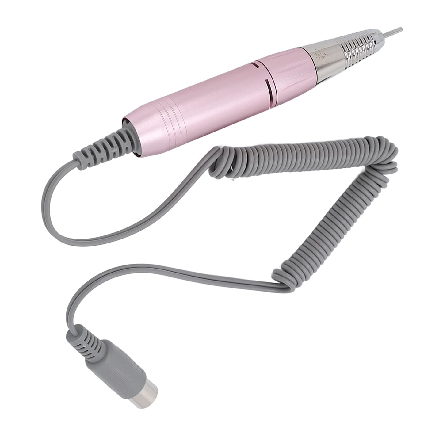 Moofey Nail Drill Pen Machine, Adjustable 3000 RPM Metal Electric Nail File, 12V 5 Pin Polishing Manicure Pedicure Accessories for Salon, Women