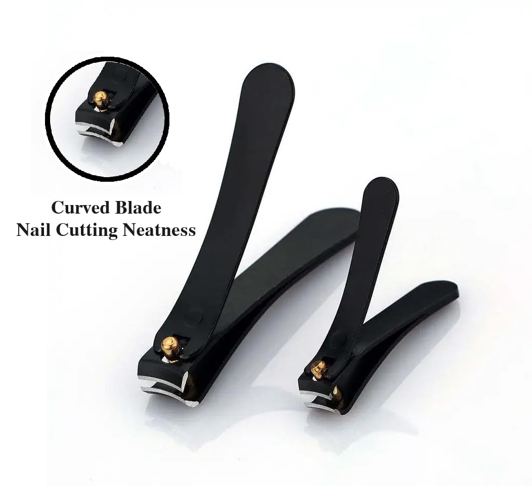 Apexay Nail Clipper Set, Ultra Sharp Stainless Steel Blades, Carefully Designed for Sensitive and Thick Fingernails and toenails, Lifetime use, Best Choice for Women and Men.