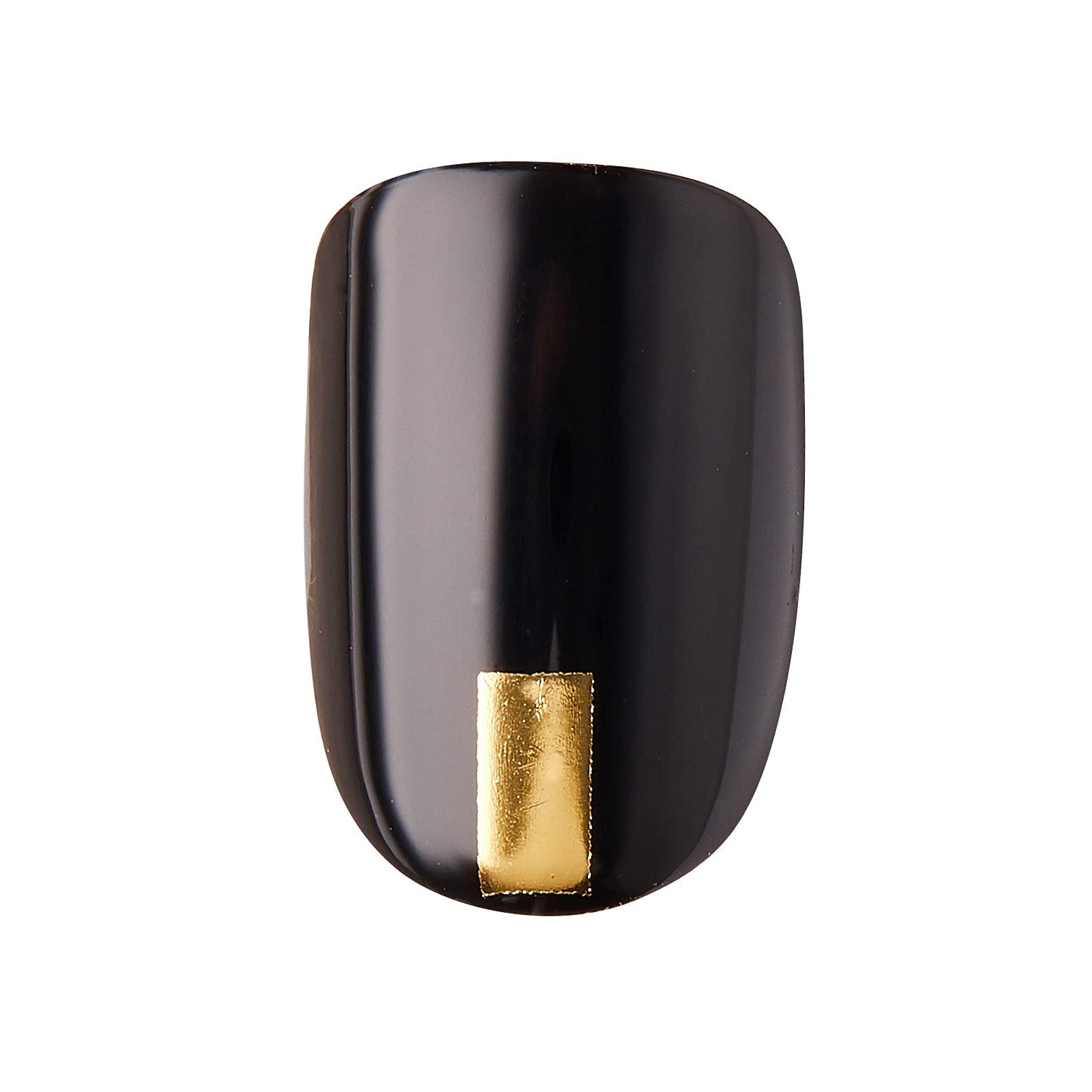 KISS imPRESS Press-On Manicure, Nail Kit, PureFit Technology, Short Press-On Nails, Midnight Drive', Includes Prep Pad, Mini Nail File, Cuticle Stick, and 30 Fake Nails (Pack of 2)