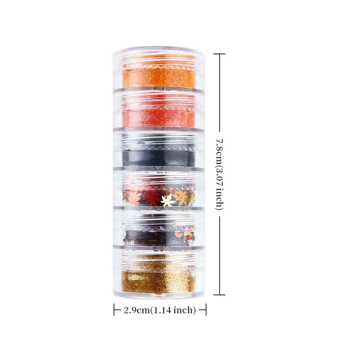 12Boxes Fall Nail Glitter Sequins Maple Leaf Nail Glitter Autumn Leaves Nail Flakes Thanksgiving Nails Glitter Powder 3D Holographic Nail Art Decoration Accessories for Women Girls