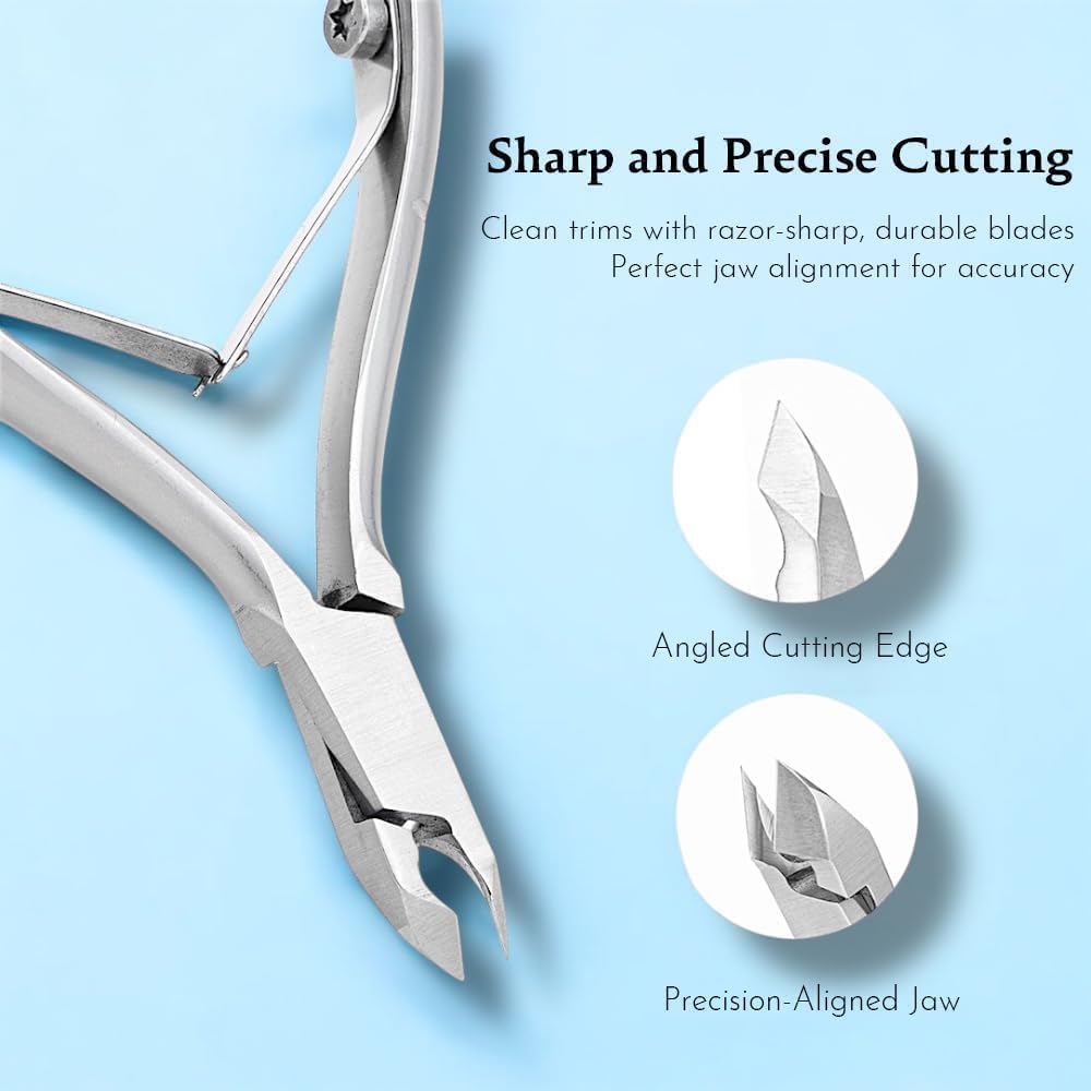 Beauty Power 9 in 1 Professional Manicure Pedicure Set - Stainless Steel Nail Clippers, Nano File, Cuticle Nipper, Scissors, Tweezers, Travel PU Leather Case for Men & Women - Gift Ready (Brown)