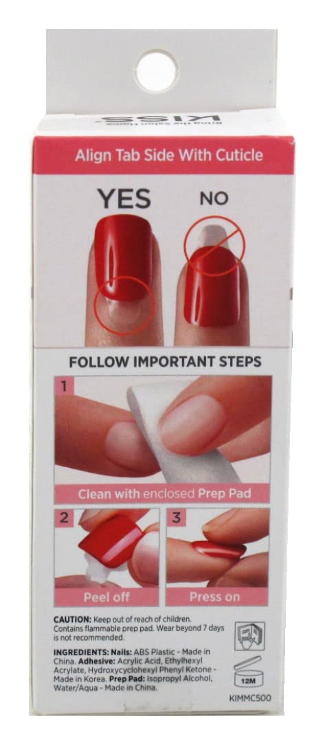 Kiss Impress Press-On-Manicure Kit 30 Count So French (Pack of 3)