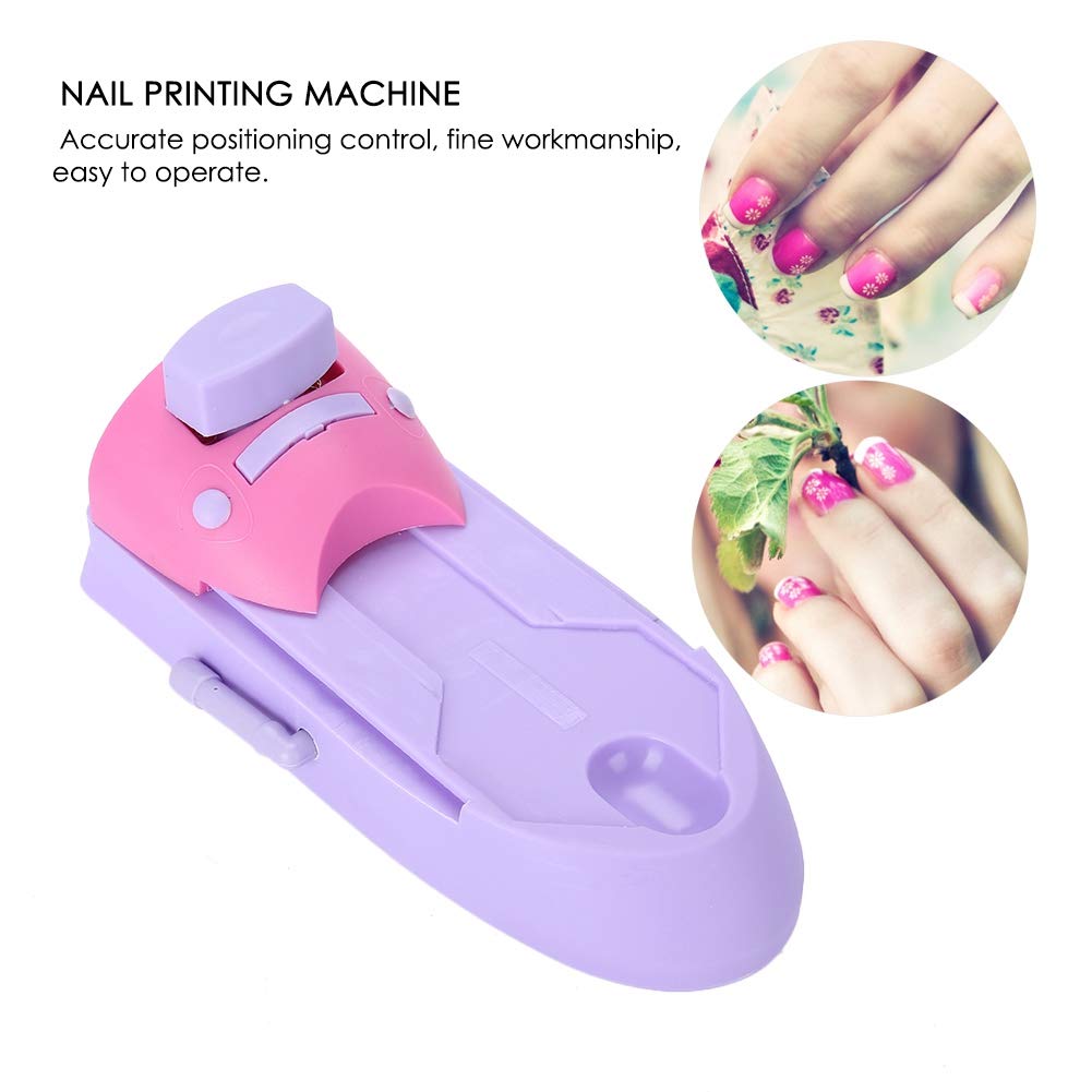 Dioche Nail Stamping Machine, Nail Art Stamper, Nail Art Printer, Nail Art DIY Pattern Printing Machine Stamper Nail Printer Manicure Tools